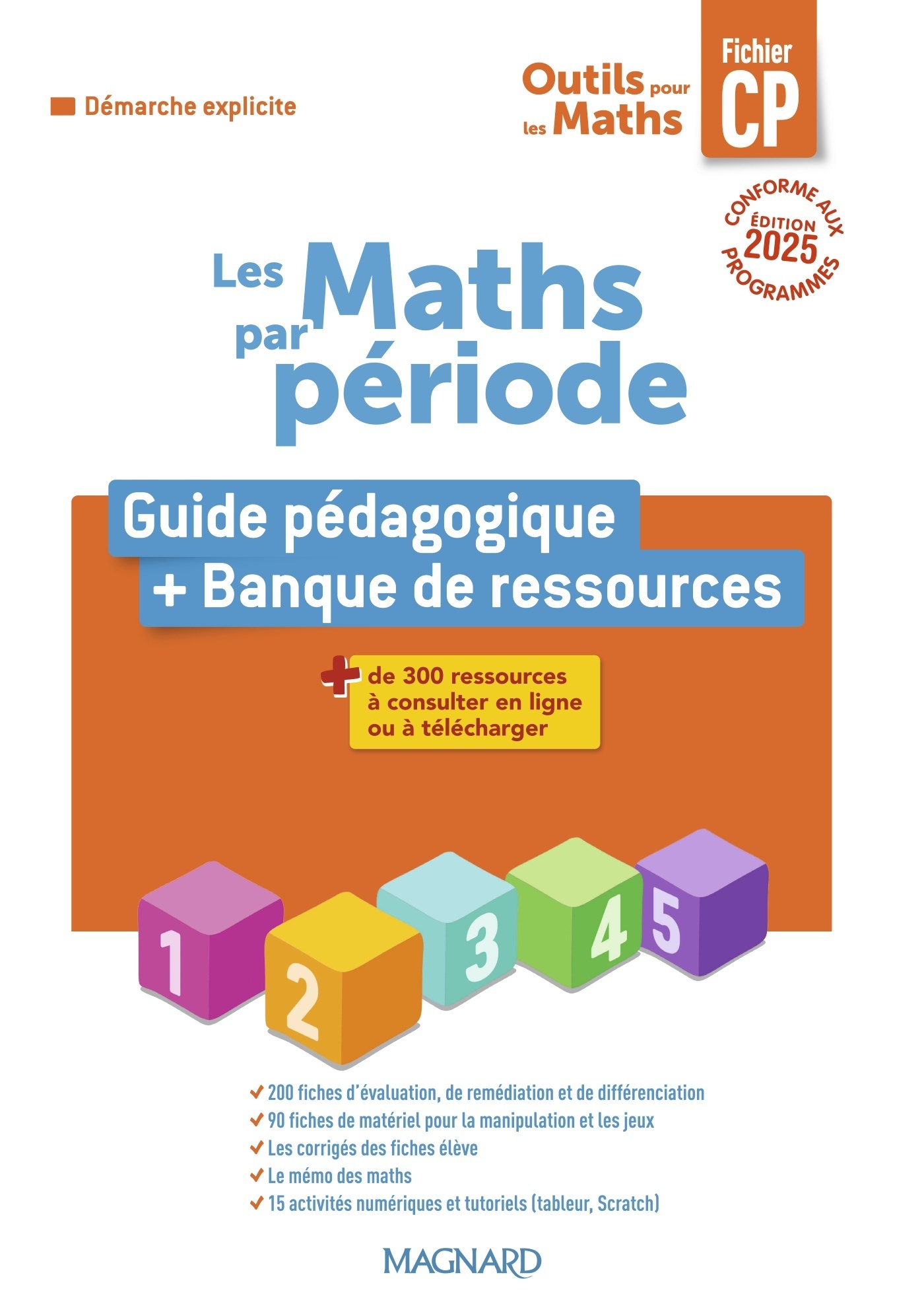Image de  Outils pour les maths CP par période (2025) - guide pédagogique +... 