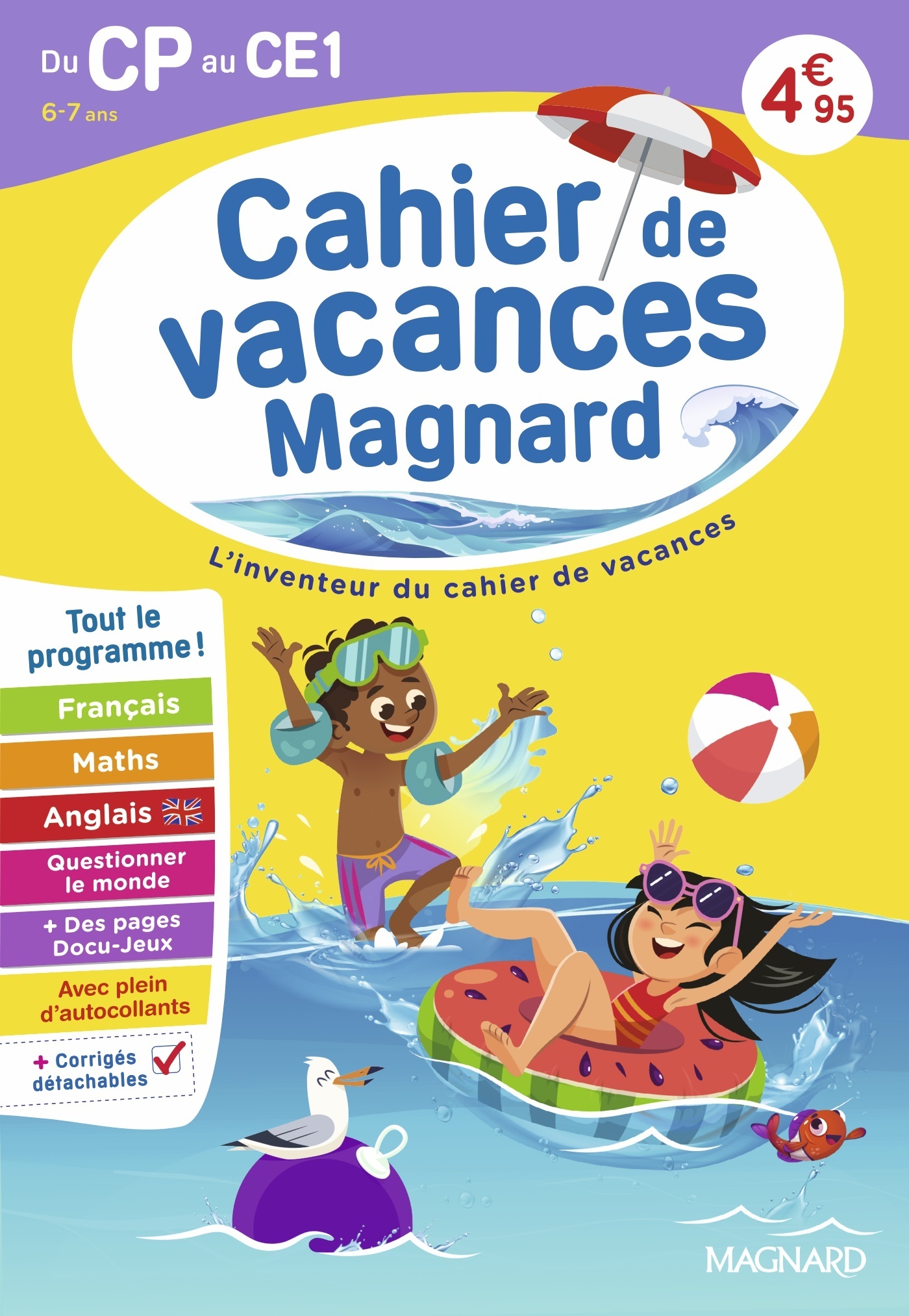 Image de  Cahier de vacances 2026, du CP vers le CE1 6-7 ans 