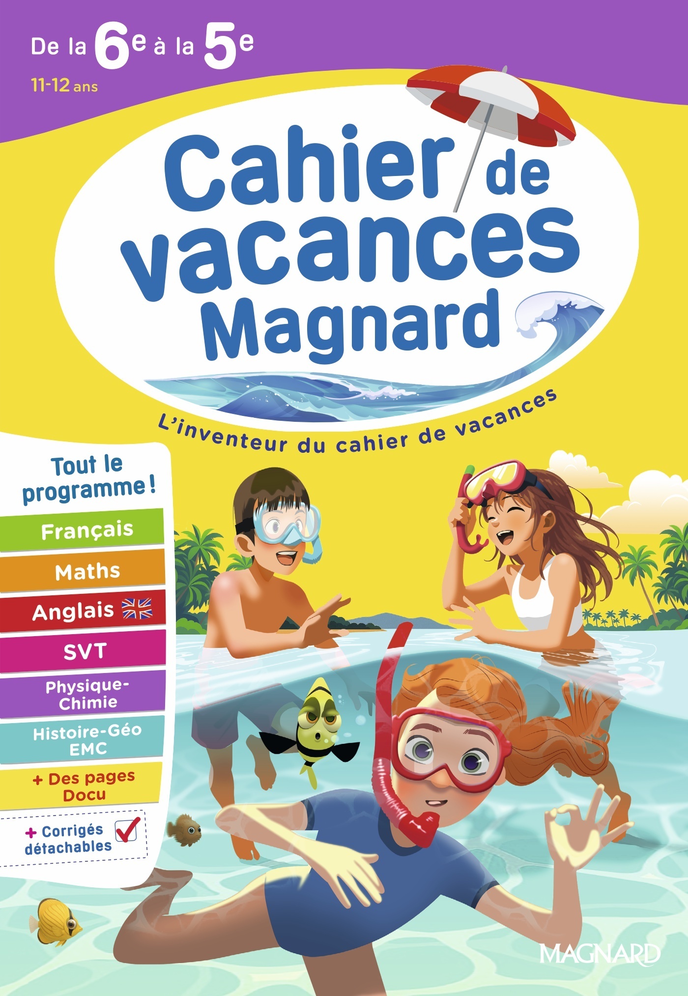 Image de  Cahier de vacances 2026, de la 6E vers la 5E 