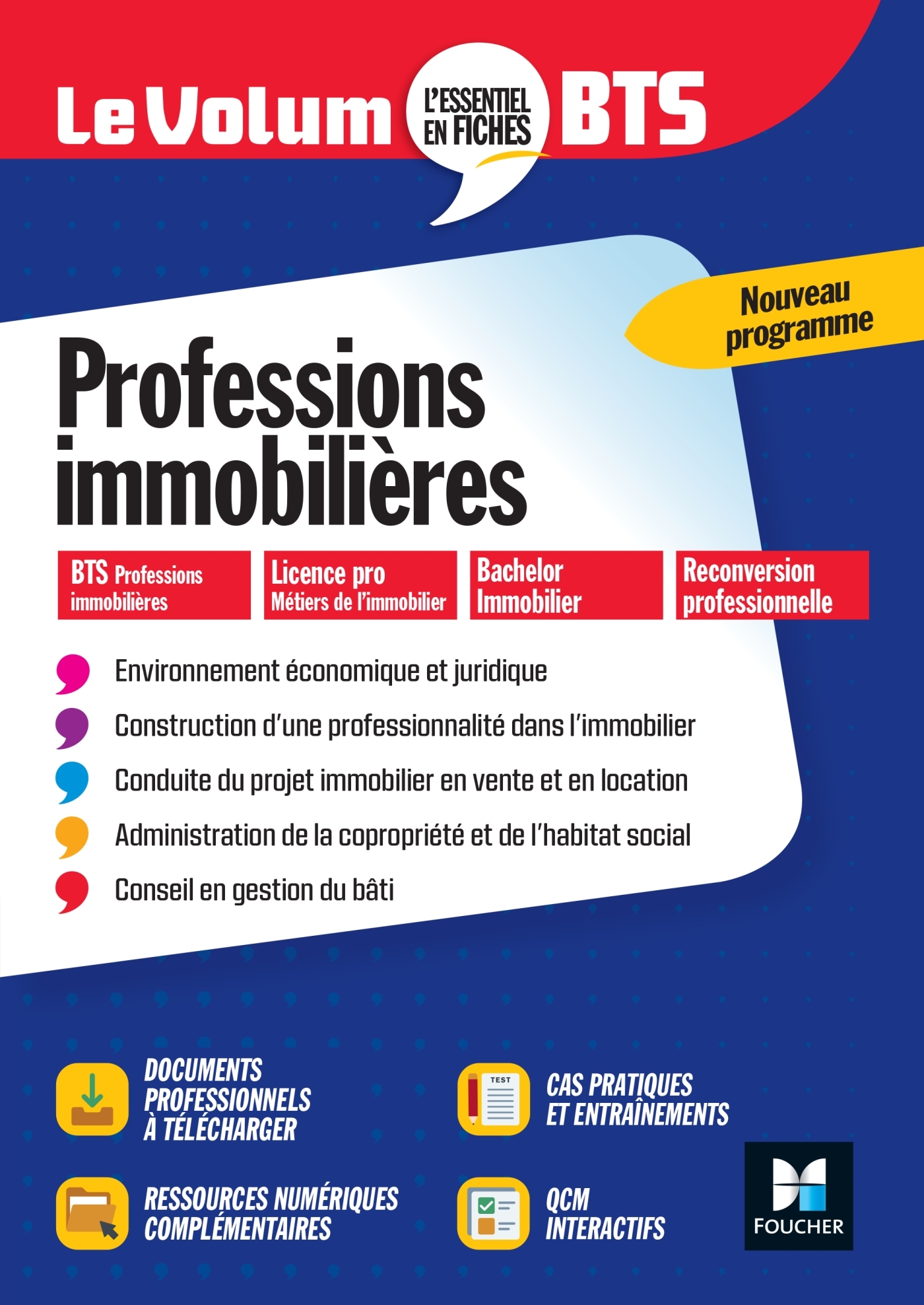 Image de  Le volum' bts - professions immobilières - révision et entraînement 
