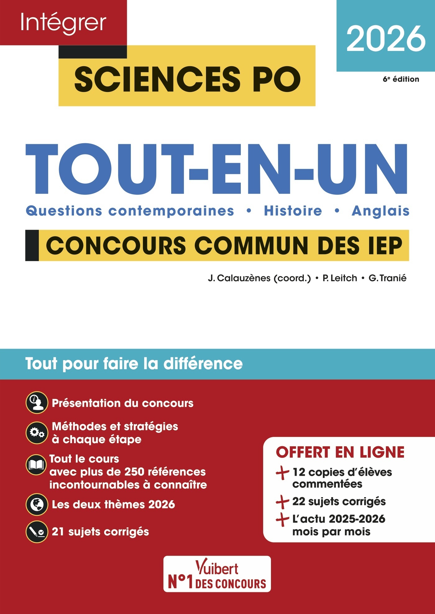 Image de  Sciences po - concours commun des iep 2026 - tout-en-un 