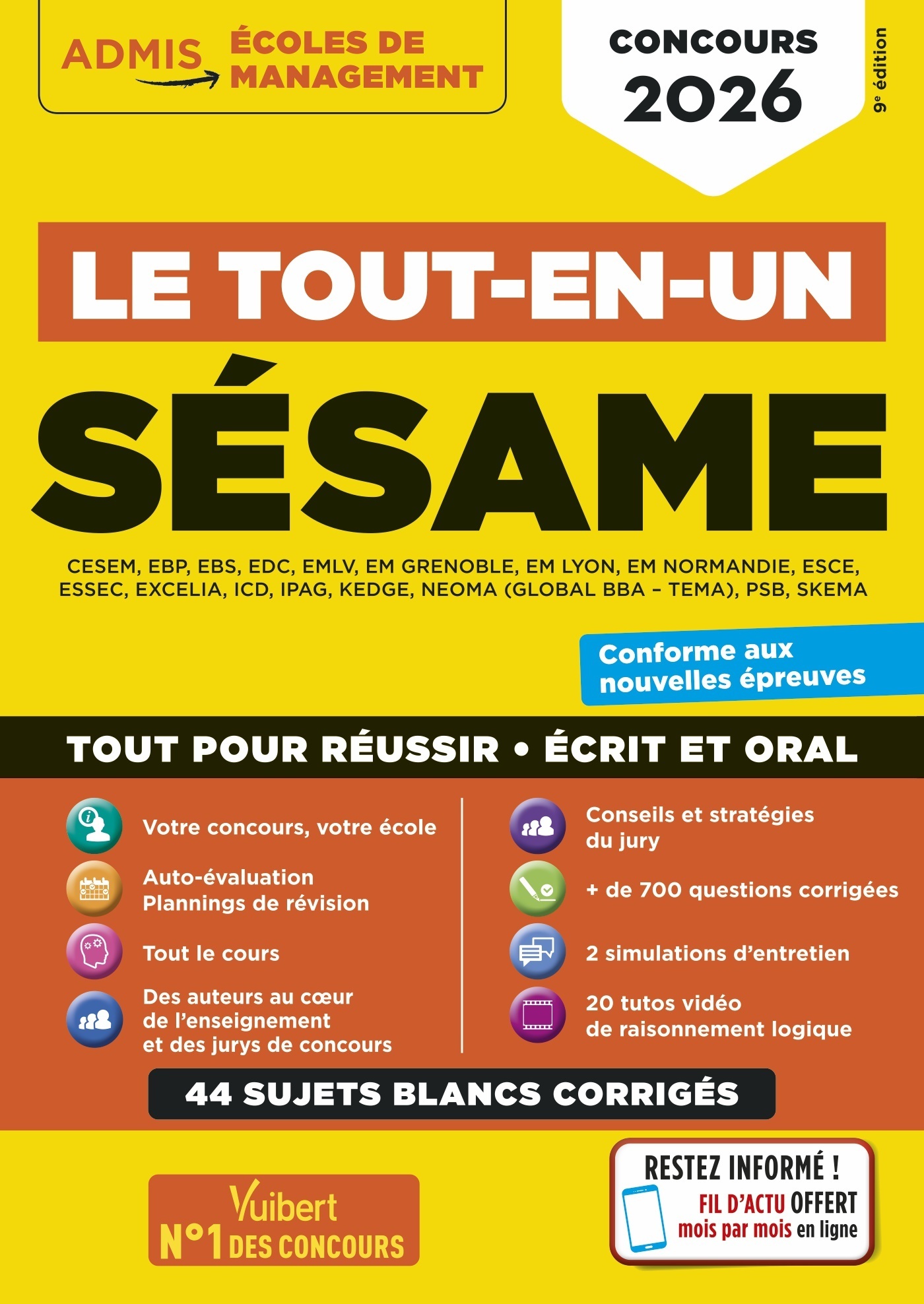 Image de  Le tout-en-un sésame - 35 sujets blancs - écrits et oraux - tutos... 