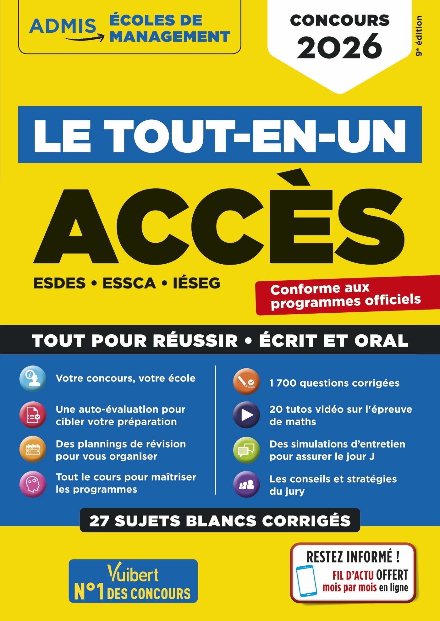 Image de  Le tout-en-un acces - 25 sujets blancs - ecrits et oraux - tutos... 