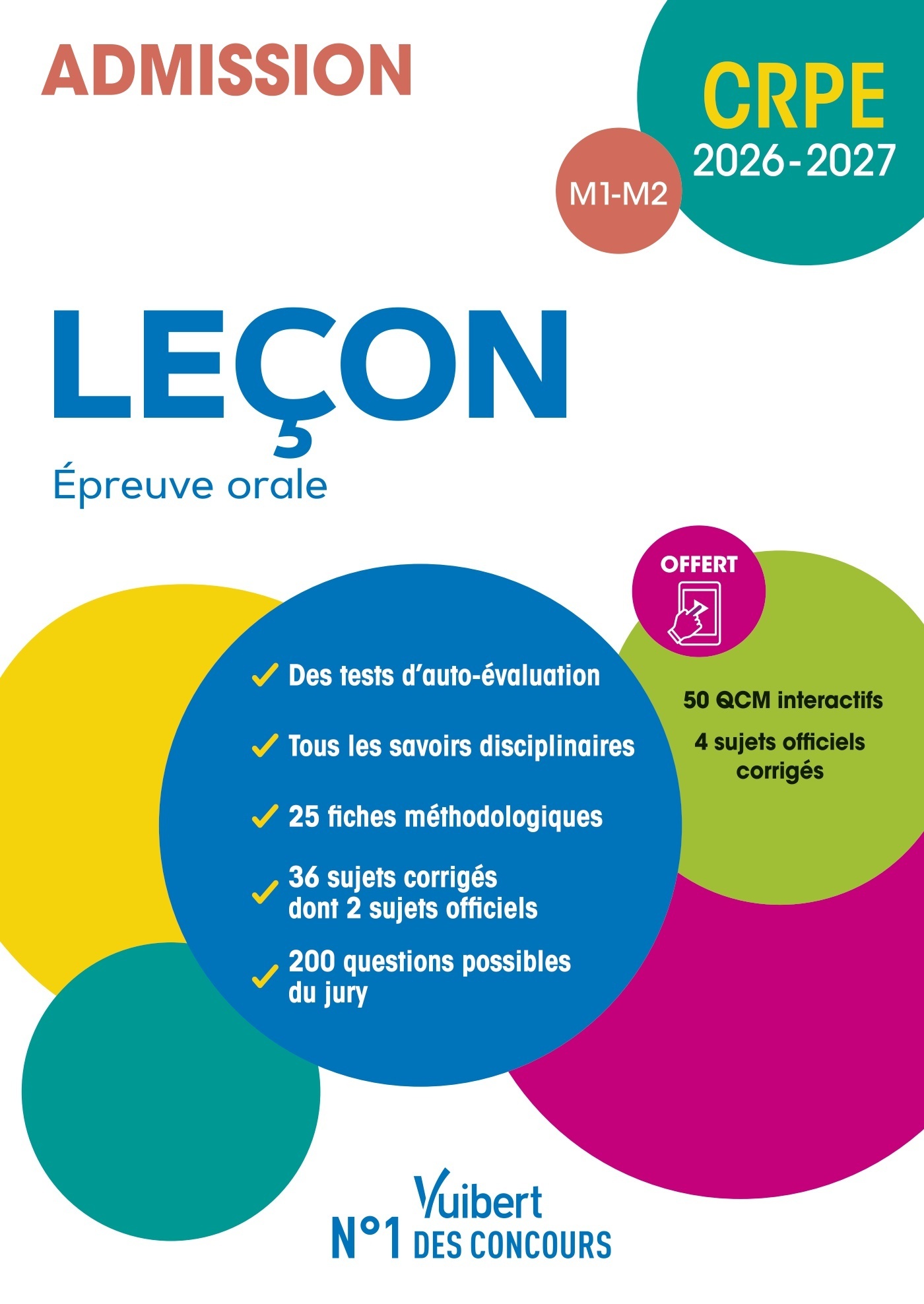 Image de  Crpe 2026-2027 - leçon - epreuve orale (m1 et m2) 