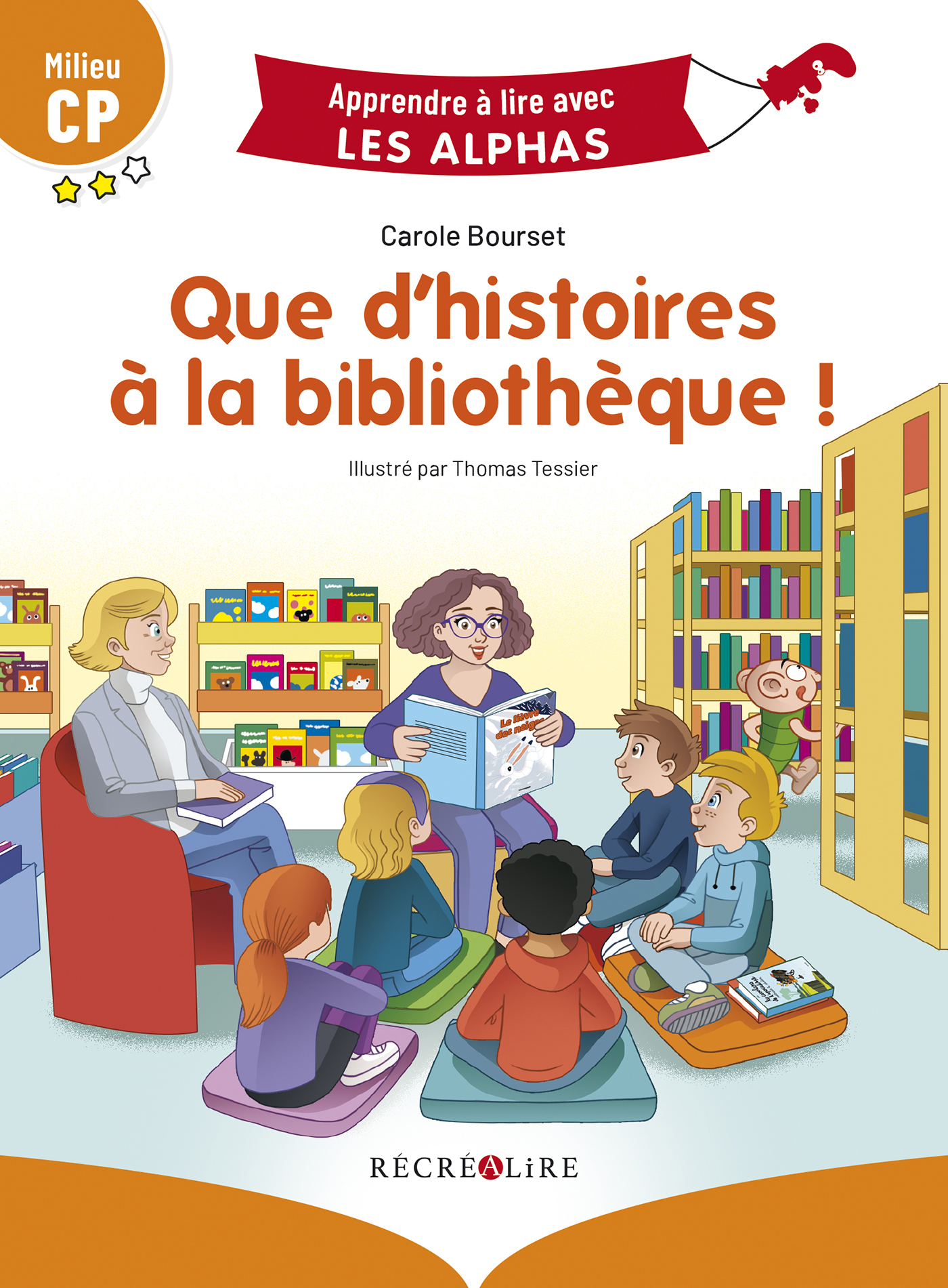 Image de  Que d'histoires à la bibliothèque : milieu CP 