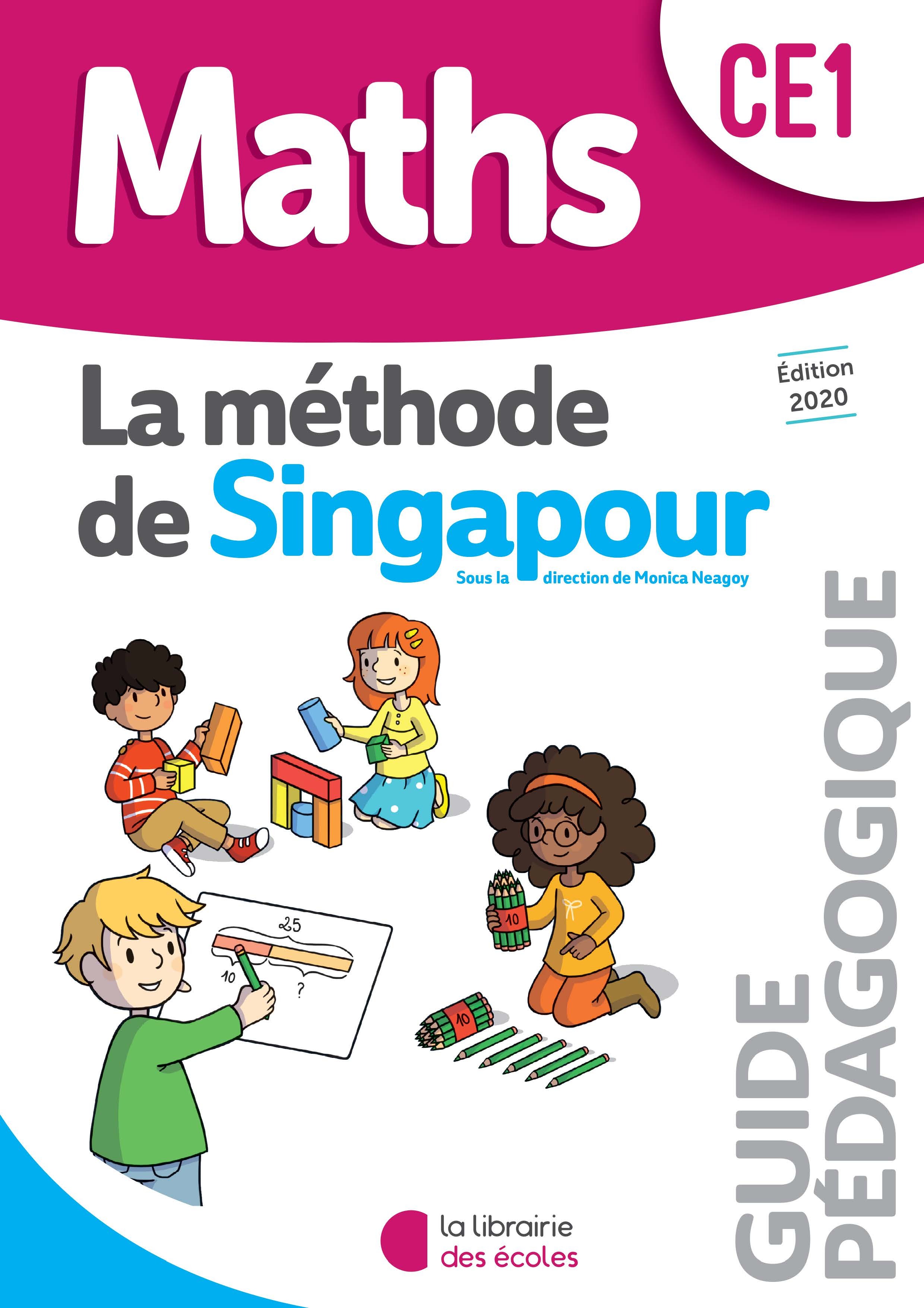 Ref. 9782369404156, Méthode de singapour CE1 (2020) - guide pédagogique