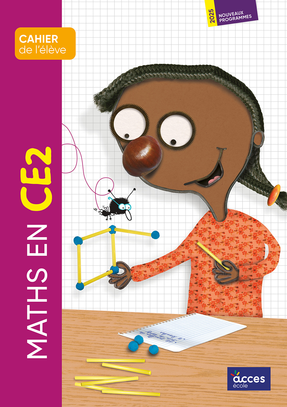 Ref. 9782383211808, Maths en CE2 - cahier de l'élève