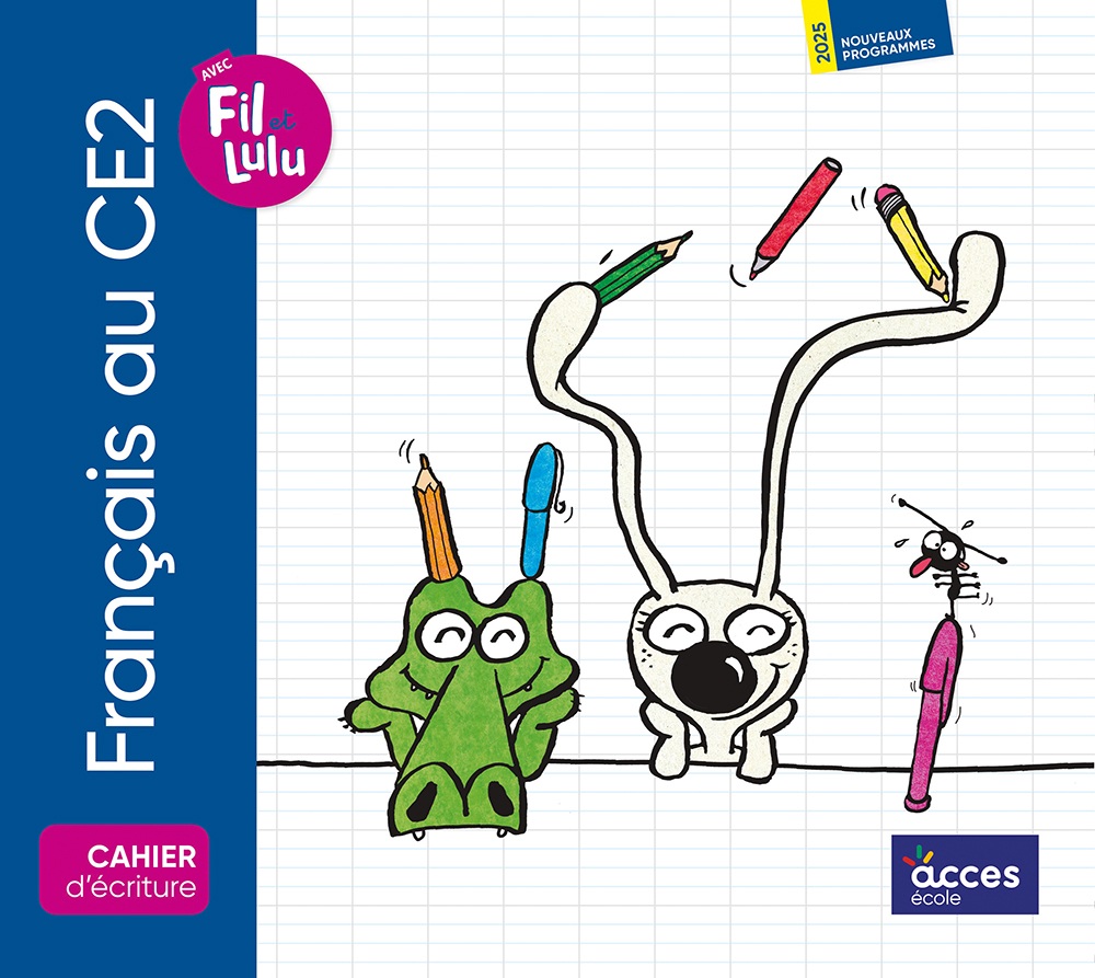 Ref. 9782383212355, Français au CE2 - cahier d'écriture