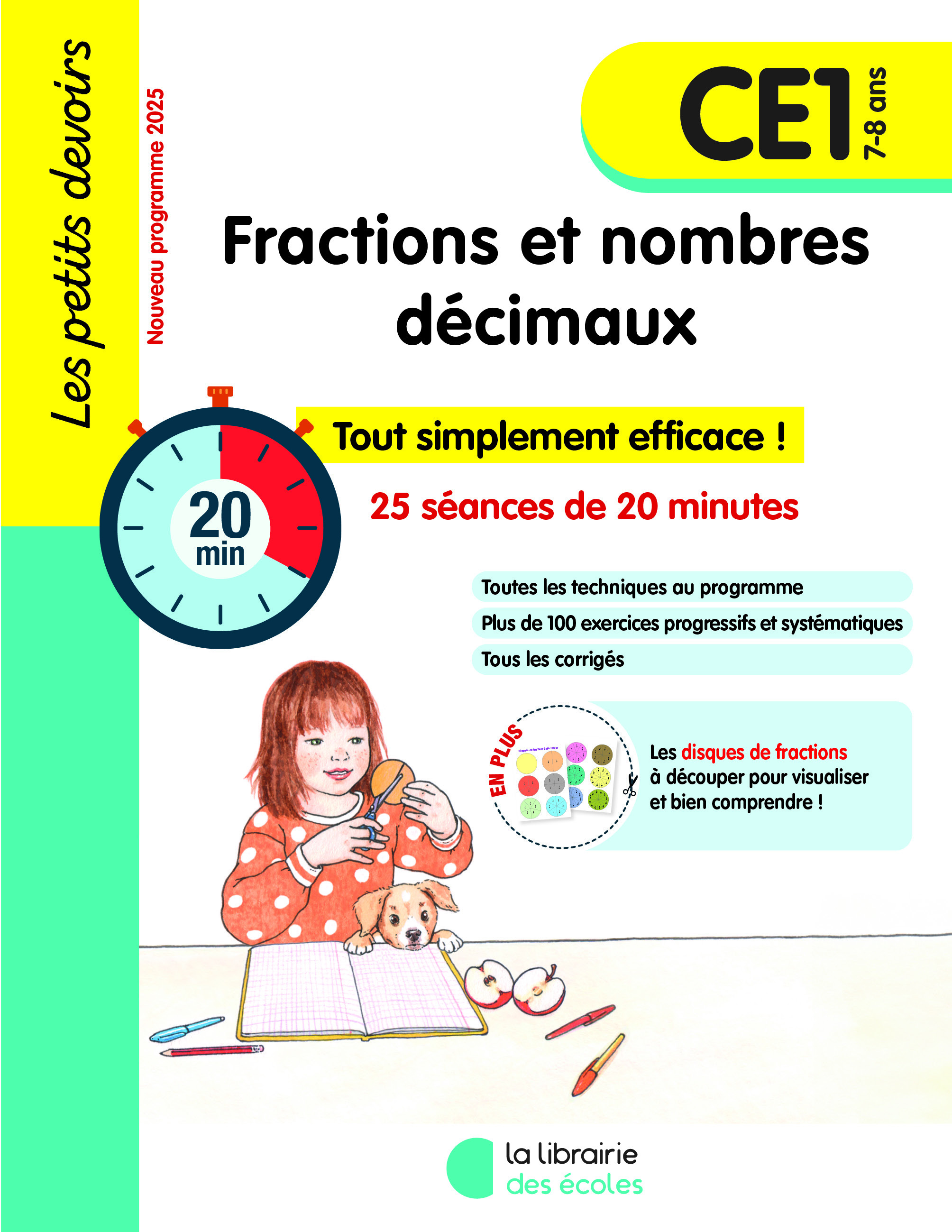 Image de  Les petits devoirs - fractions CE1 