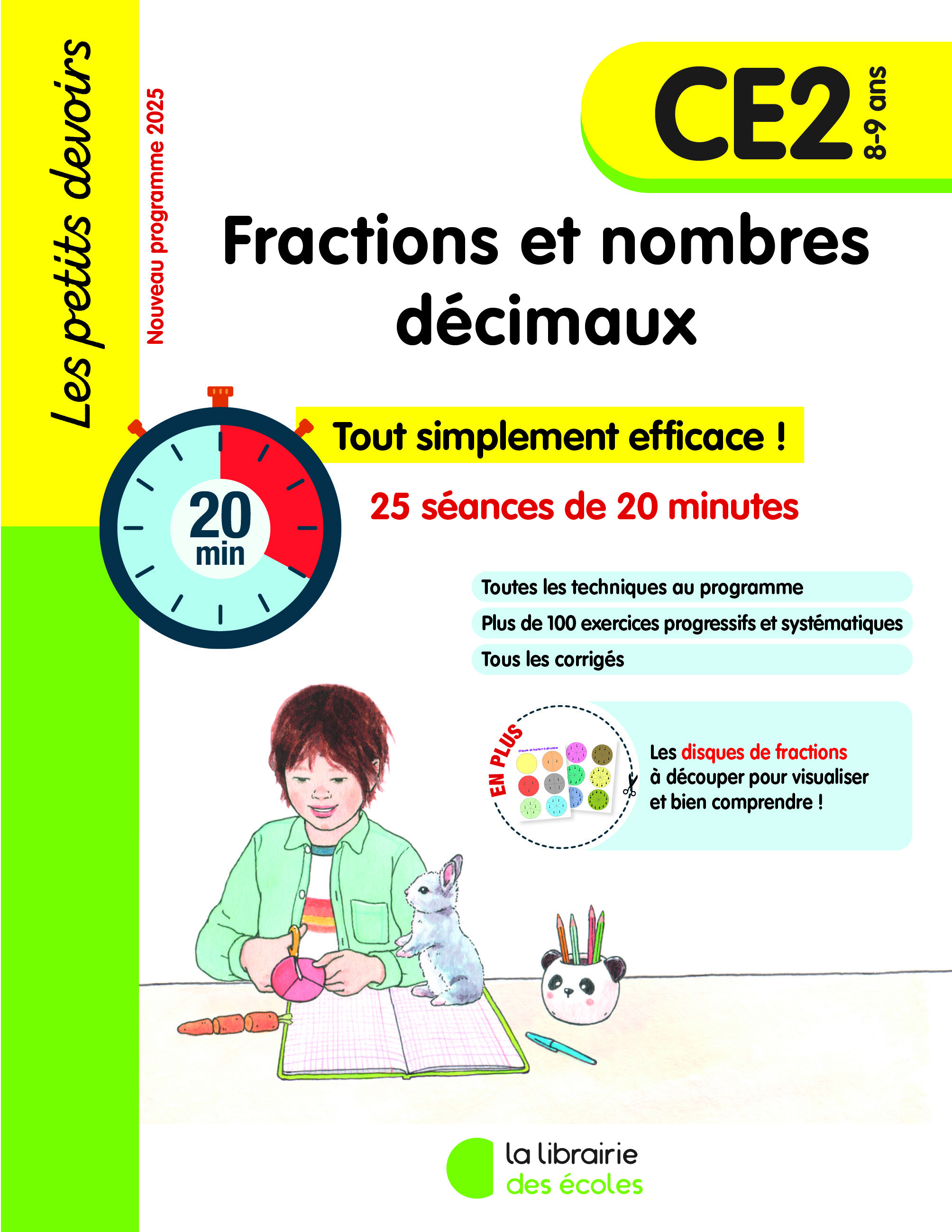 Image de  Les petits devoirs - fractions CE2 