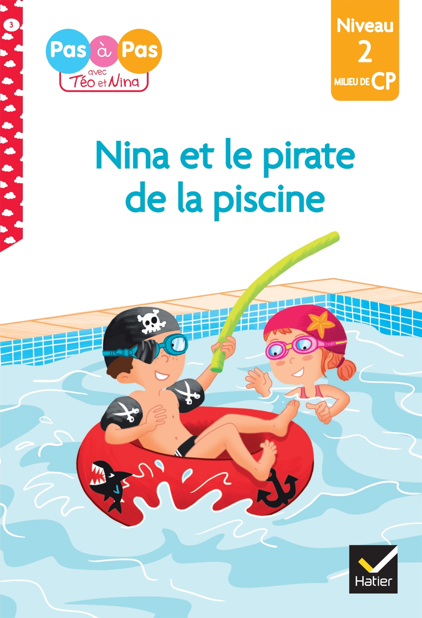 Ref. 9782401051621, Téo et nina CP niveau 2 - nina et le pirate de la piscine