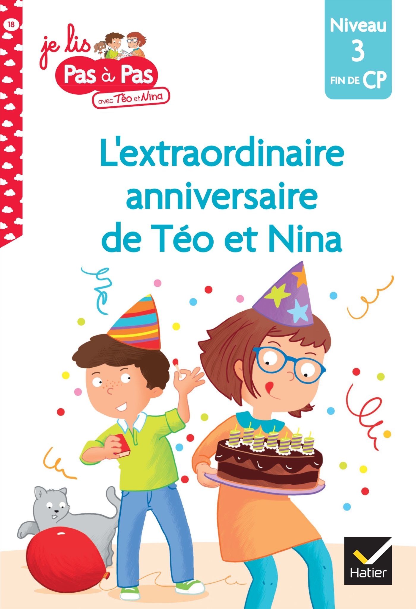 Ref. 9782401059252, Téo et nina fin de CP niveau 3 - l'extraordinaire anniversaire de...