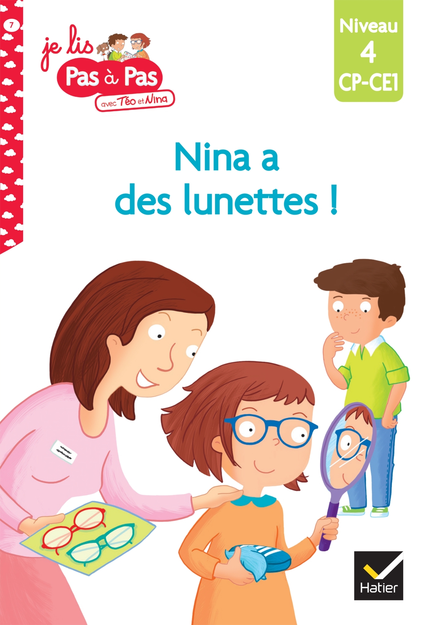 Ref. 9782401059337, Téo et nina CP CE1 niveau 4 - nina a des lunettes !