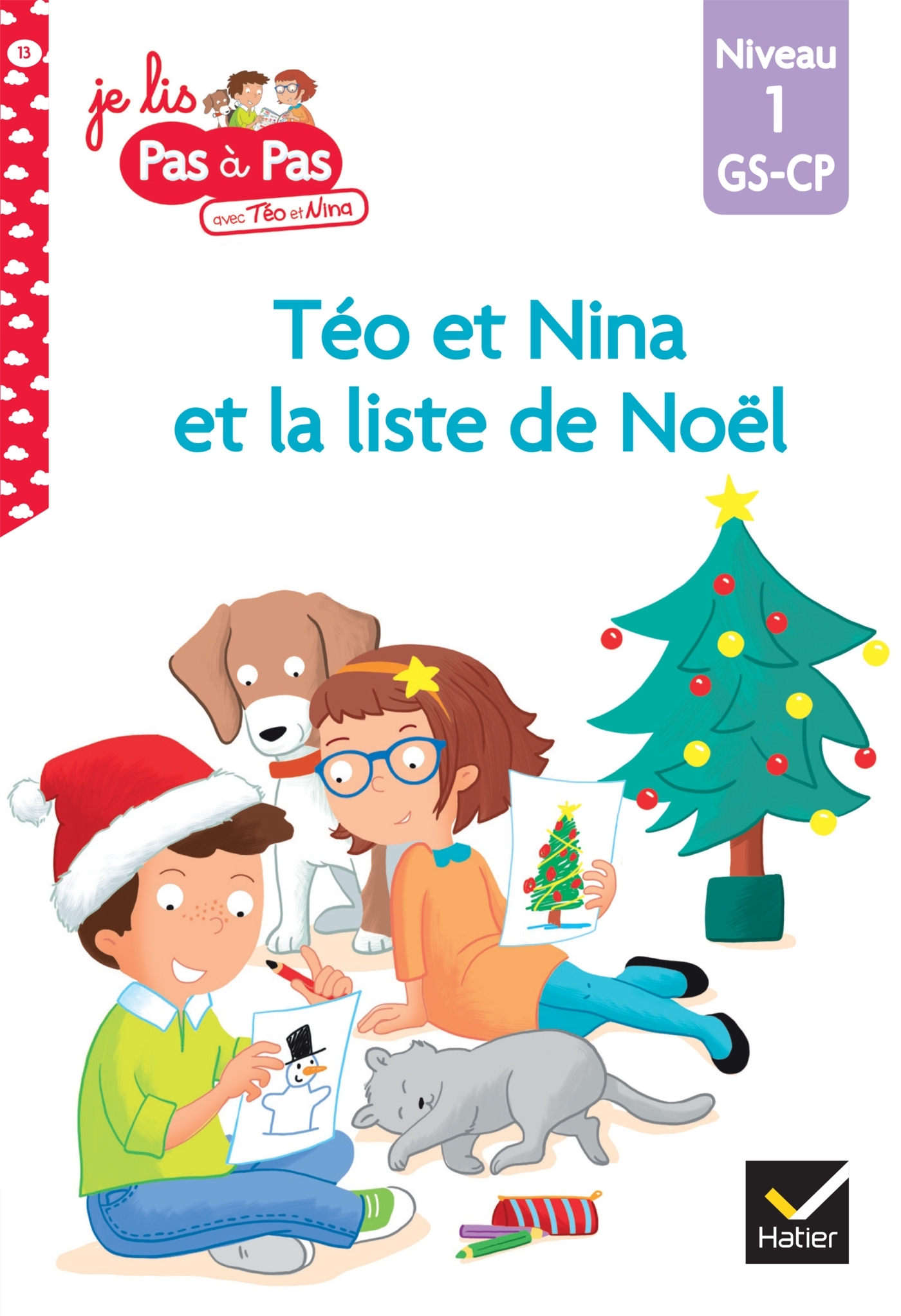 Ref. 9782401059832, Téo et nina GS-CP niveau 1 - téo et nina et la liste de noël