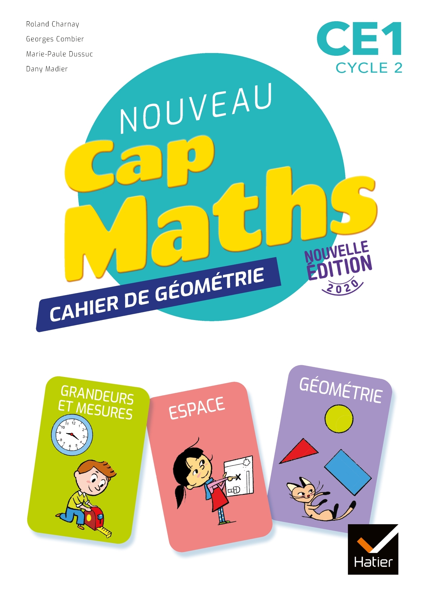 Ref. 9782401062849, Cap maths CE1 éd. 2020 - cahier de géométrie-mesure