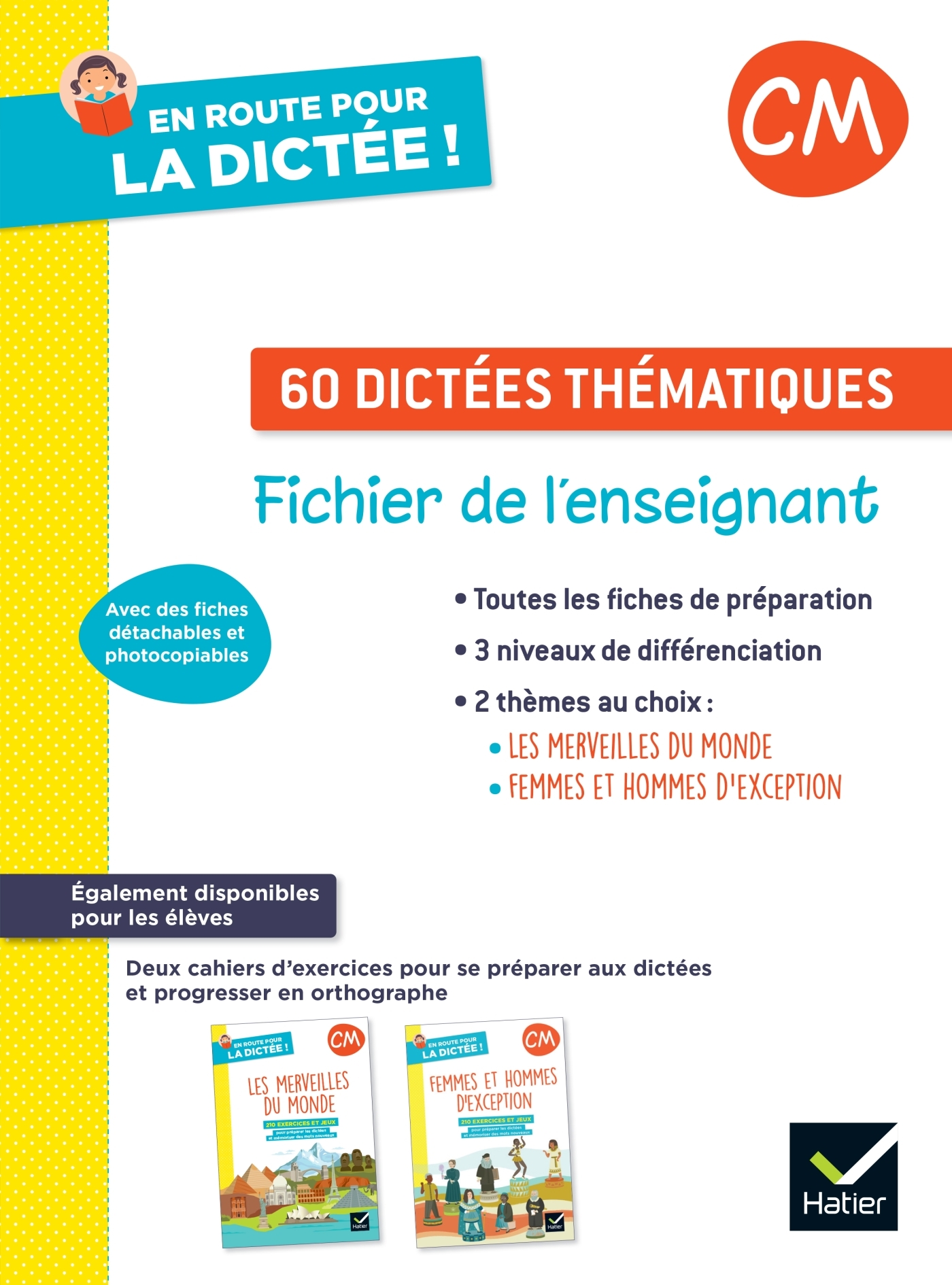 Image de  Cm - Fichier Photocopiable 60 Dictées Thématiques - Ed. 2022 
