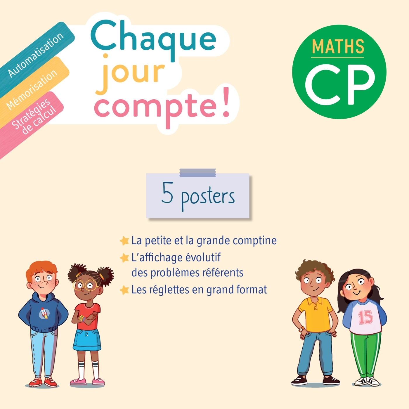 Image de  Cp - 5 Posters Avec Frise Petite Et Grande Comptine - Ed. 2022 