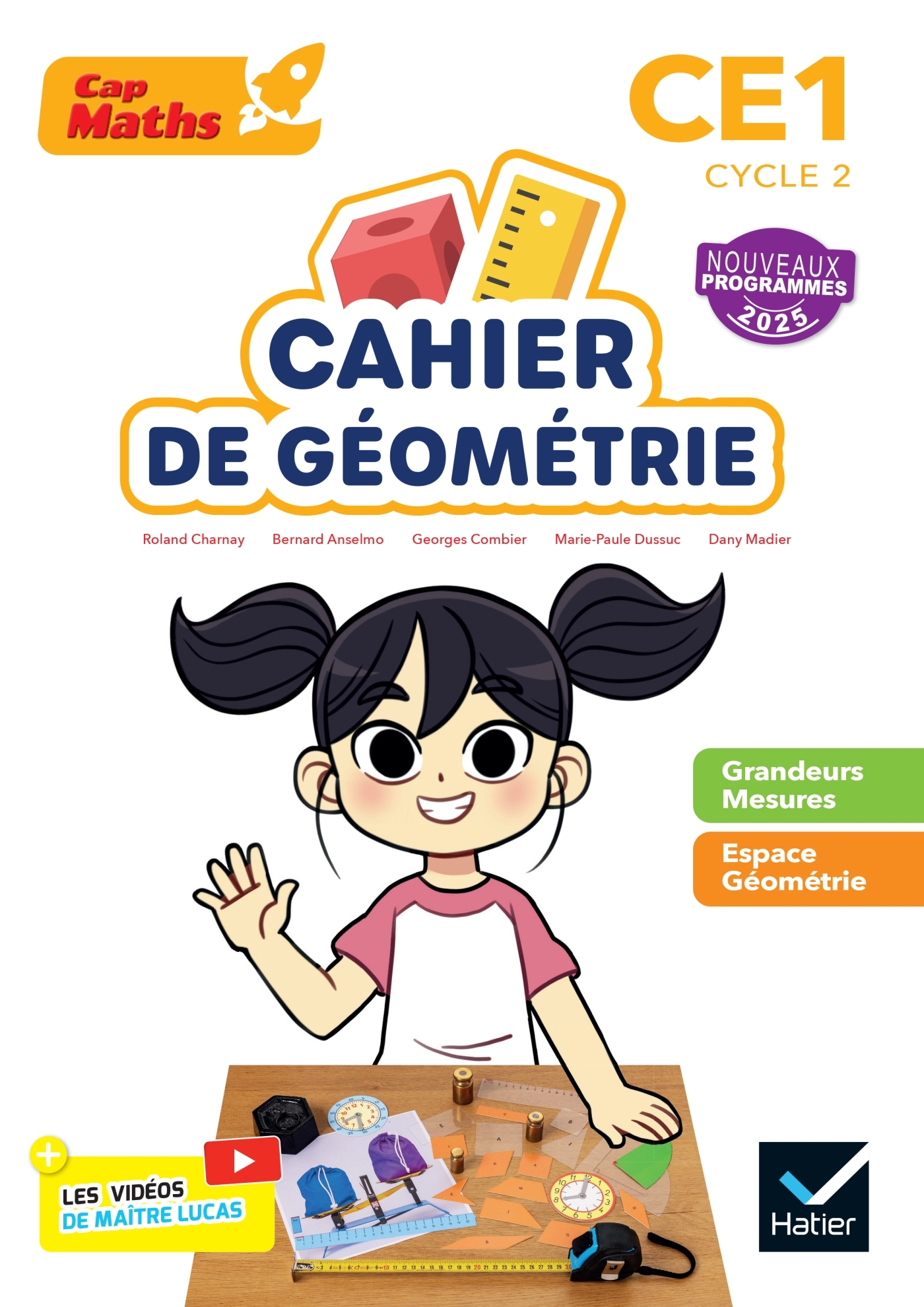 Image de  Cap maths CE1 - ed. 2025 - cahier de géométrie 