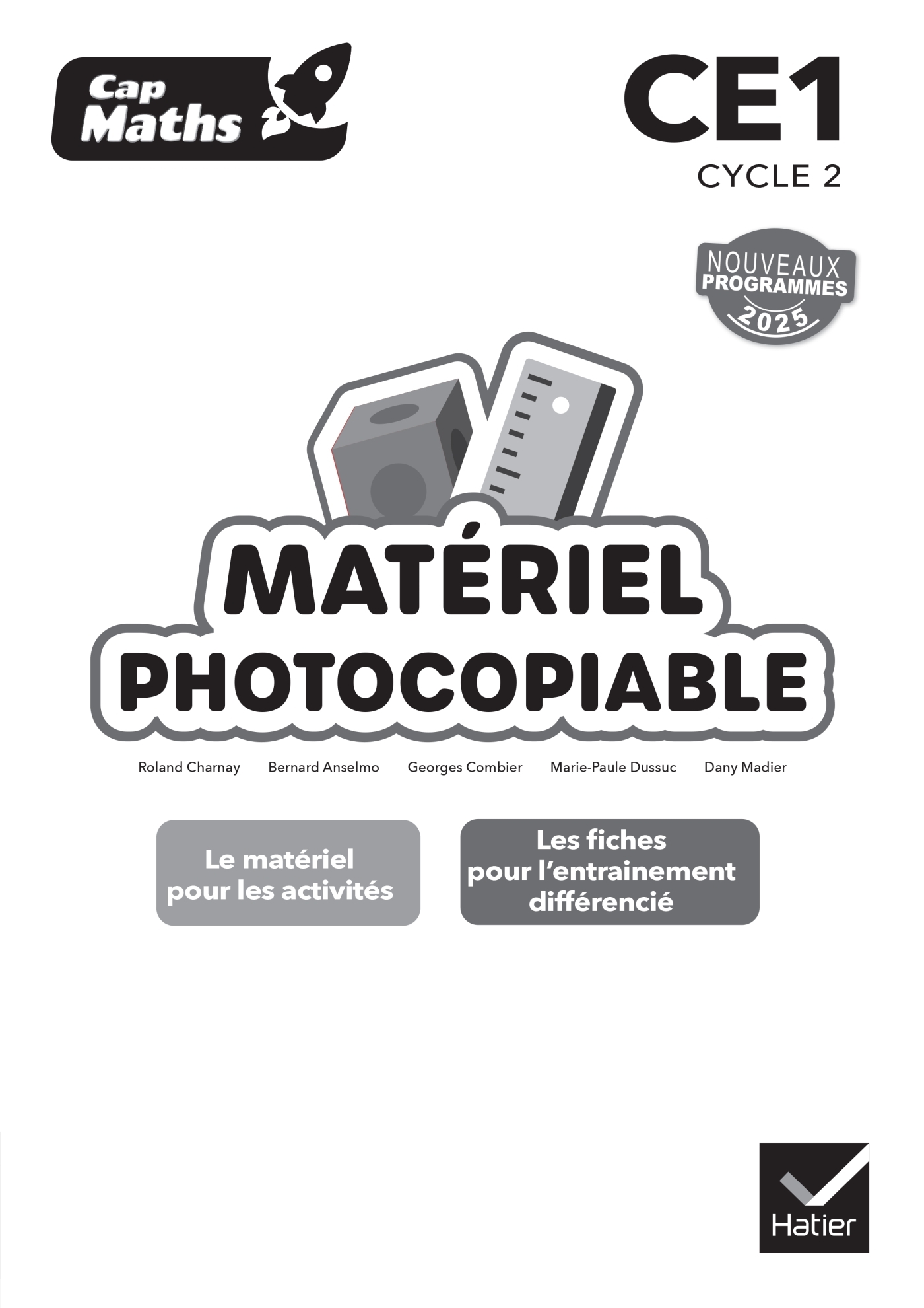 Image de  Cap maths CE1 - ed. 2025 - matériel photocopiable 