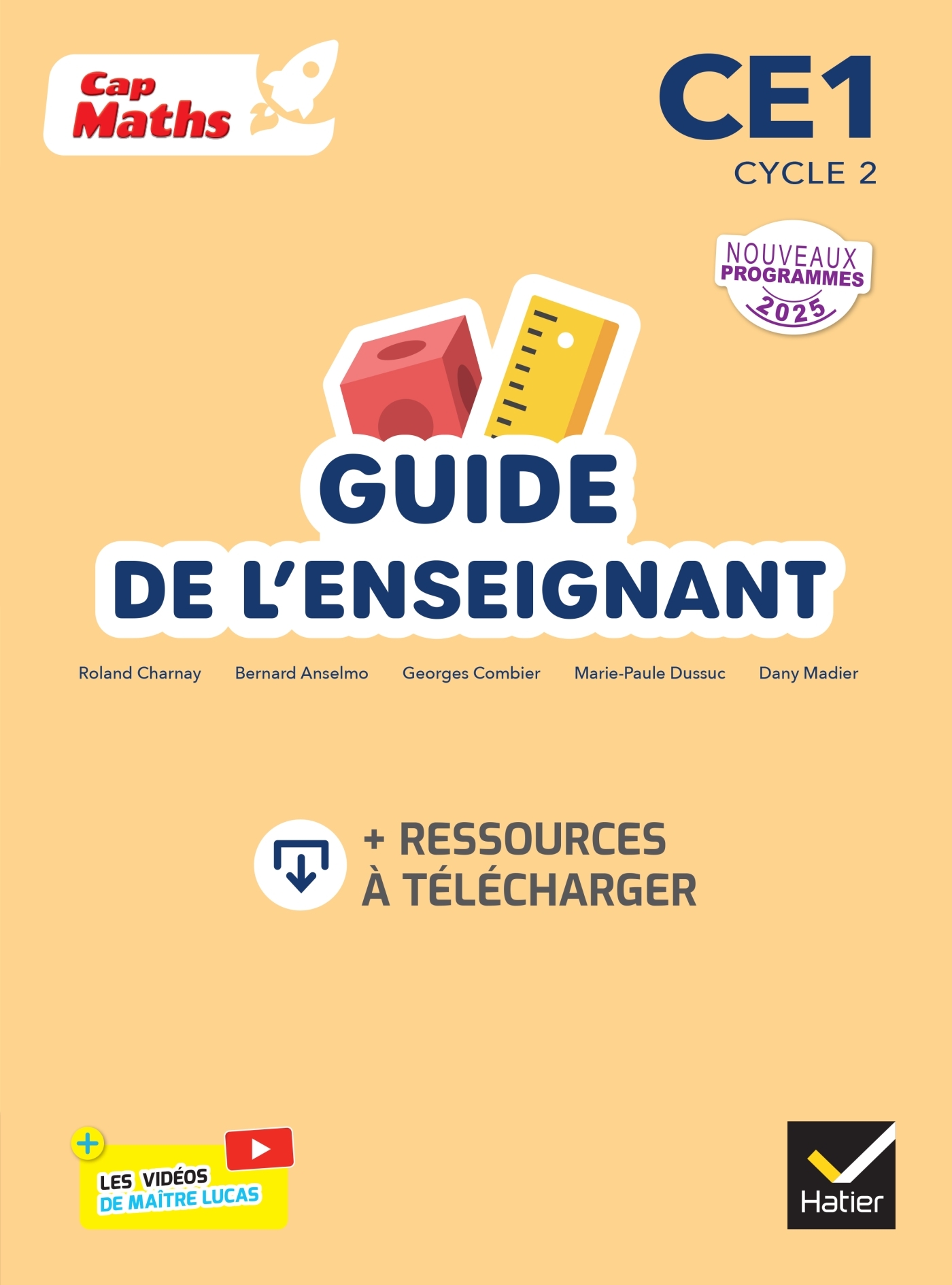 Image de  Cap maths CE1 - ed. 2025 - guide de l'enseignant 