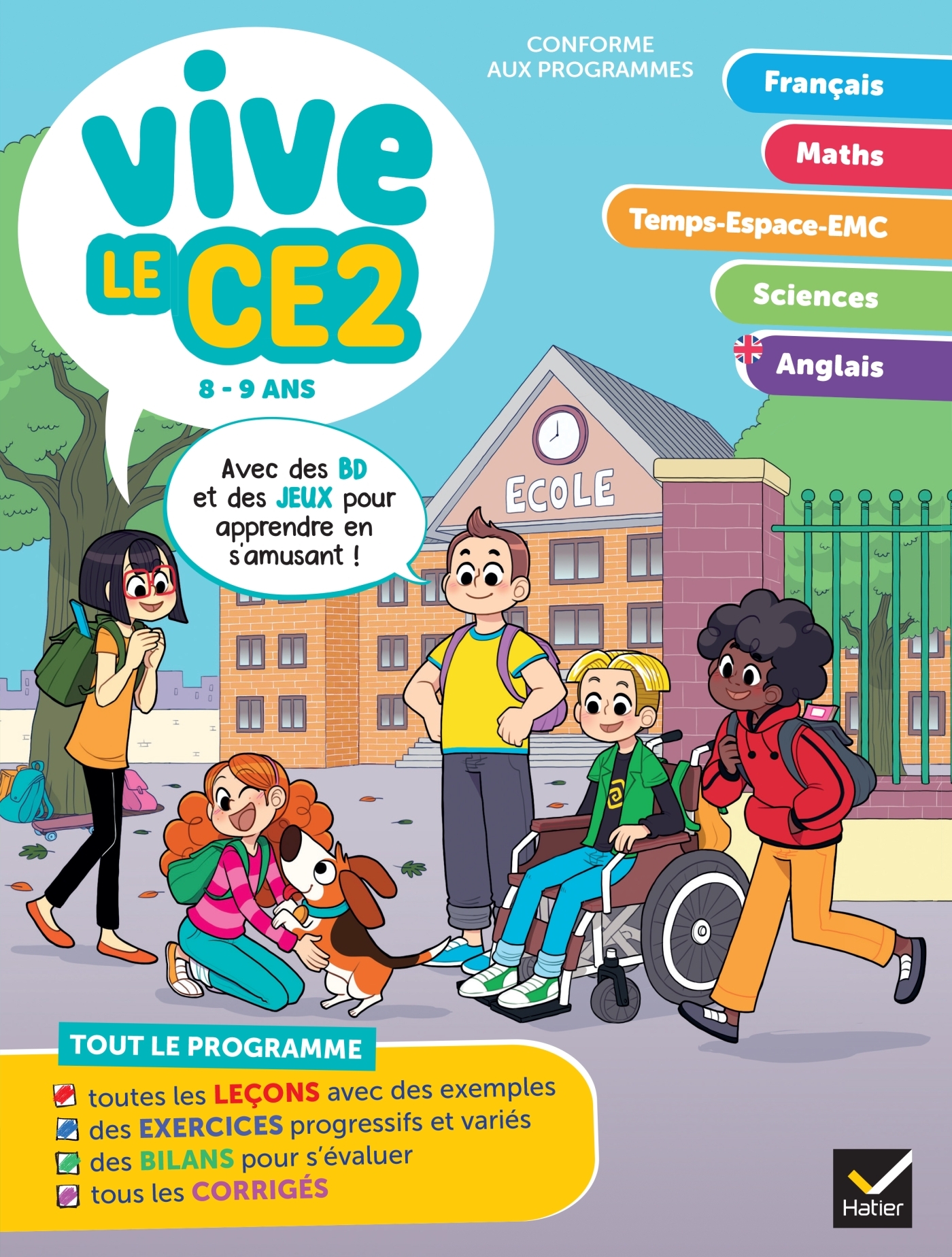 Ref. 9782401104433, Vive le CE2 -  8 / 9 ans