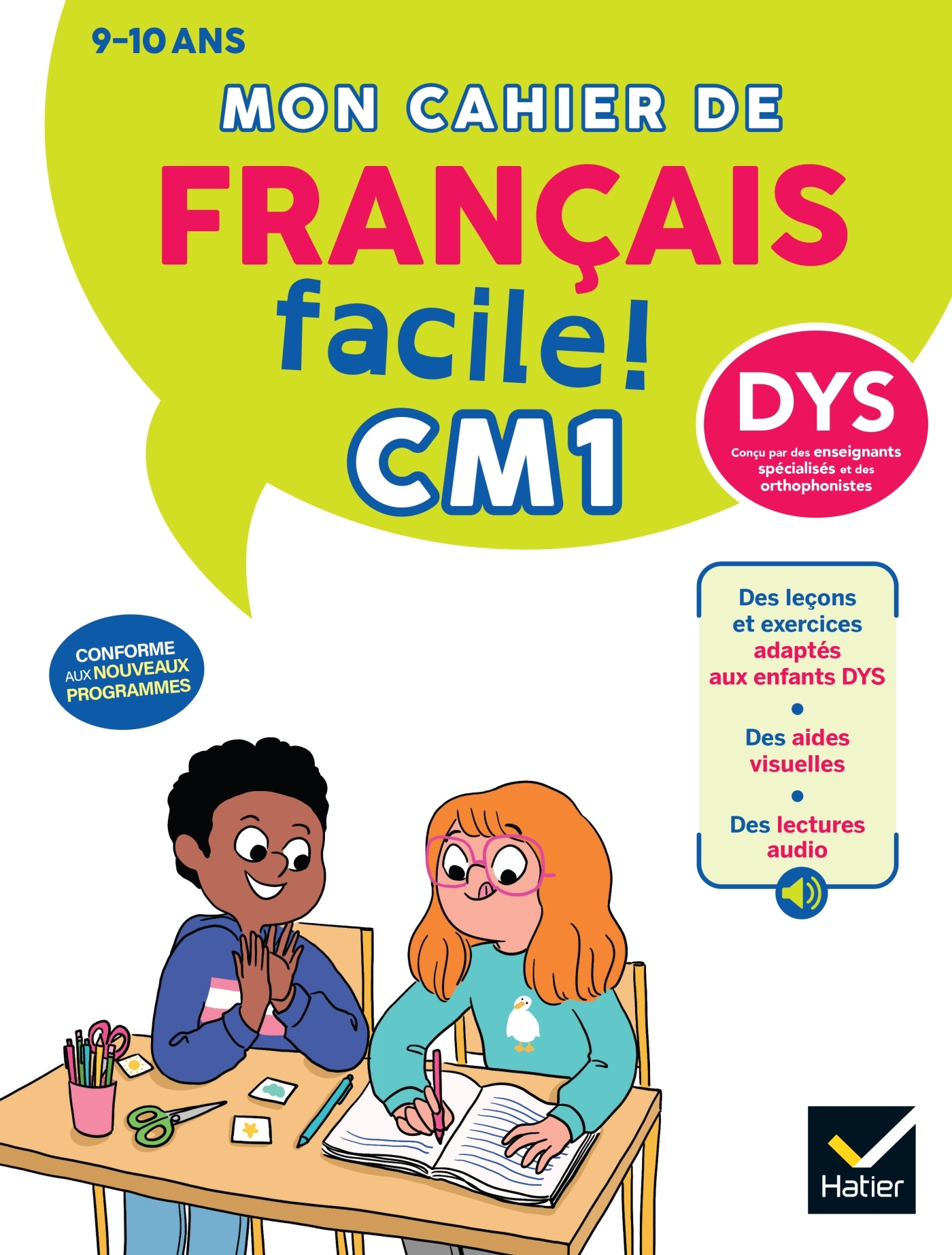 Image de  Mon cahier de français facile dys CM1 - 9/10 ans - nouveau programme 