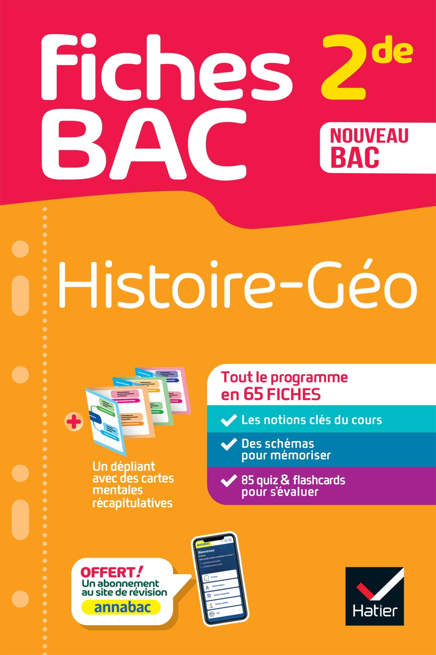 Image de  Fiches bac - histoire-géographie 2de 