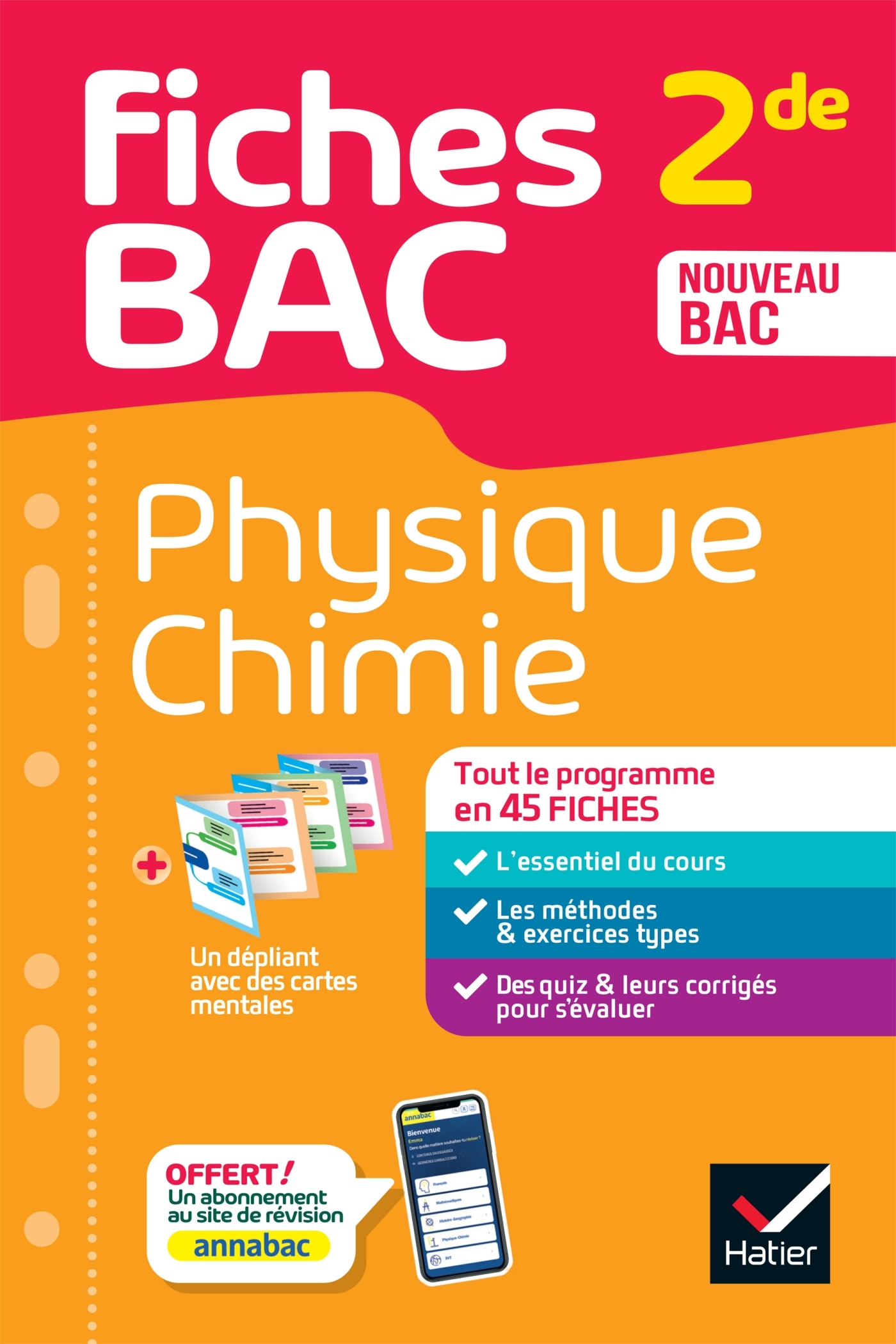 Image de  Fiches bac - physique-chimie 2de 
