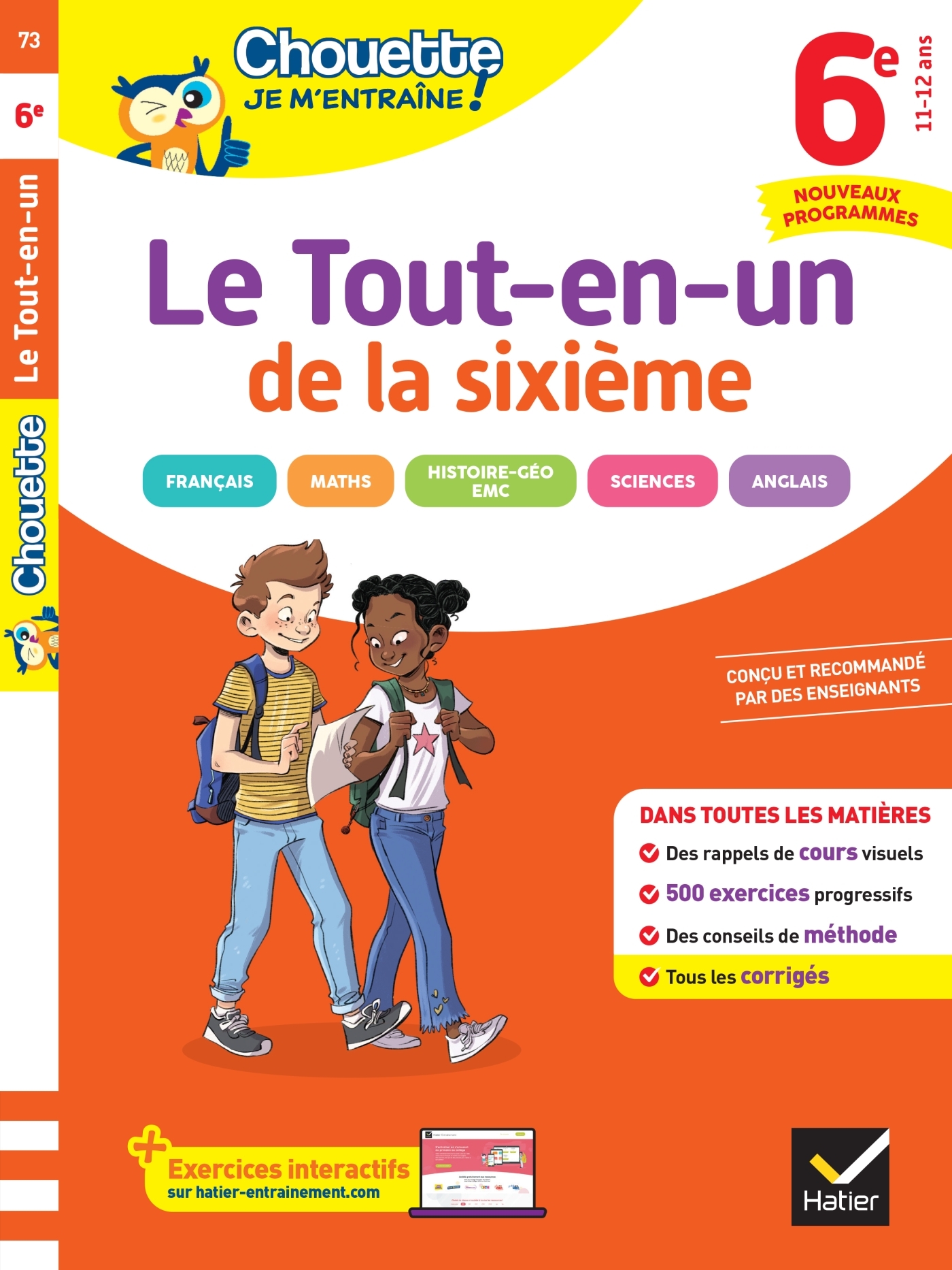 Image de  Chouette je m'entraîne - le tout-en-un 6E nouveau programme... 