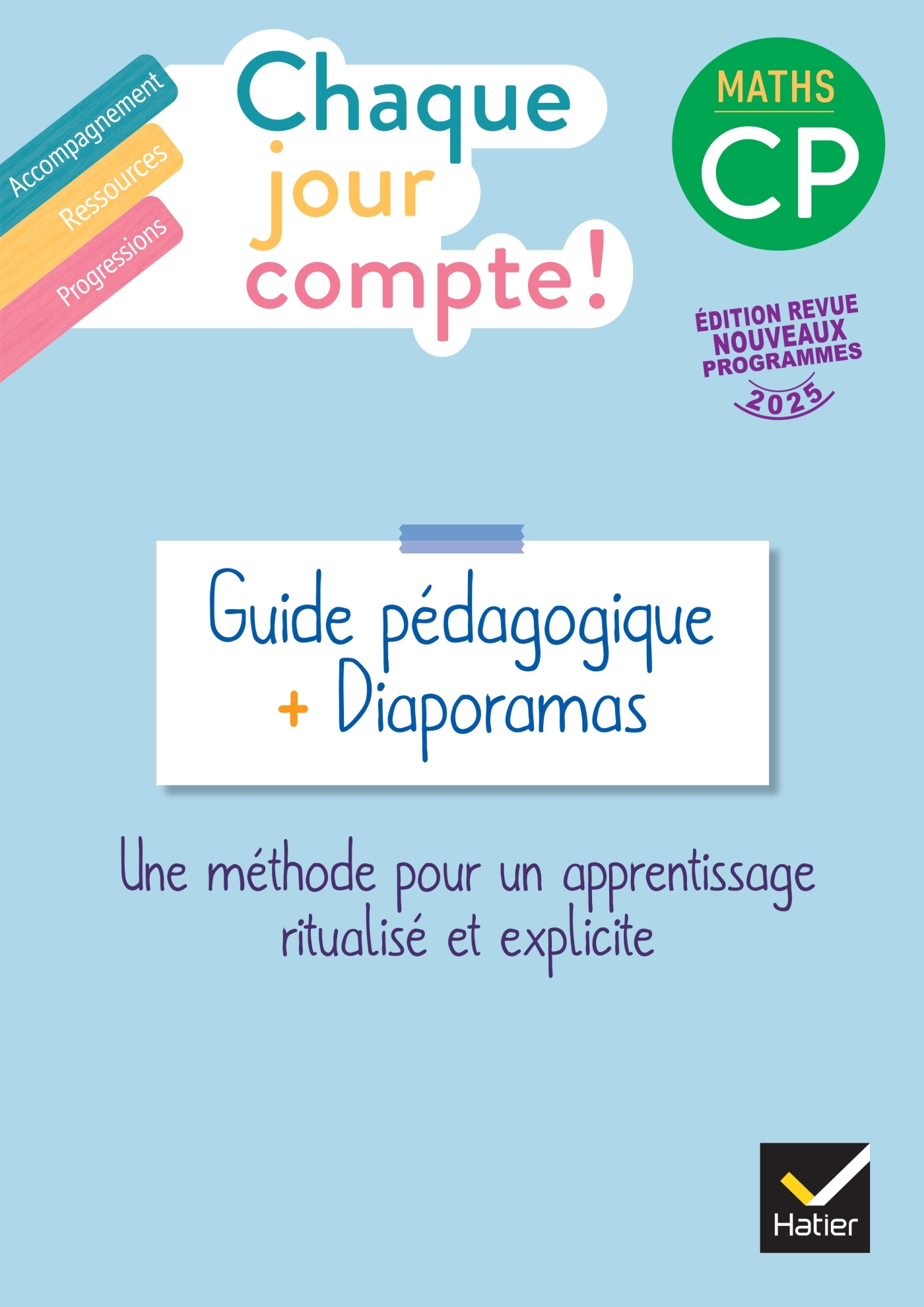 Image de  Chaque jour compte - maths CP - ed. 2025 - guide bi-média avec... 
