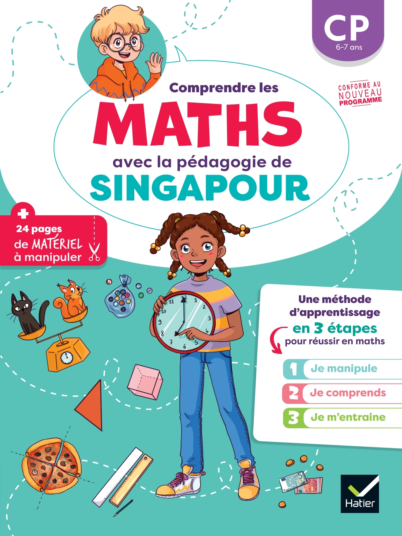 Image de  Comprendre les maths avec la pédagogie de singapour CP 