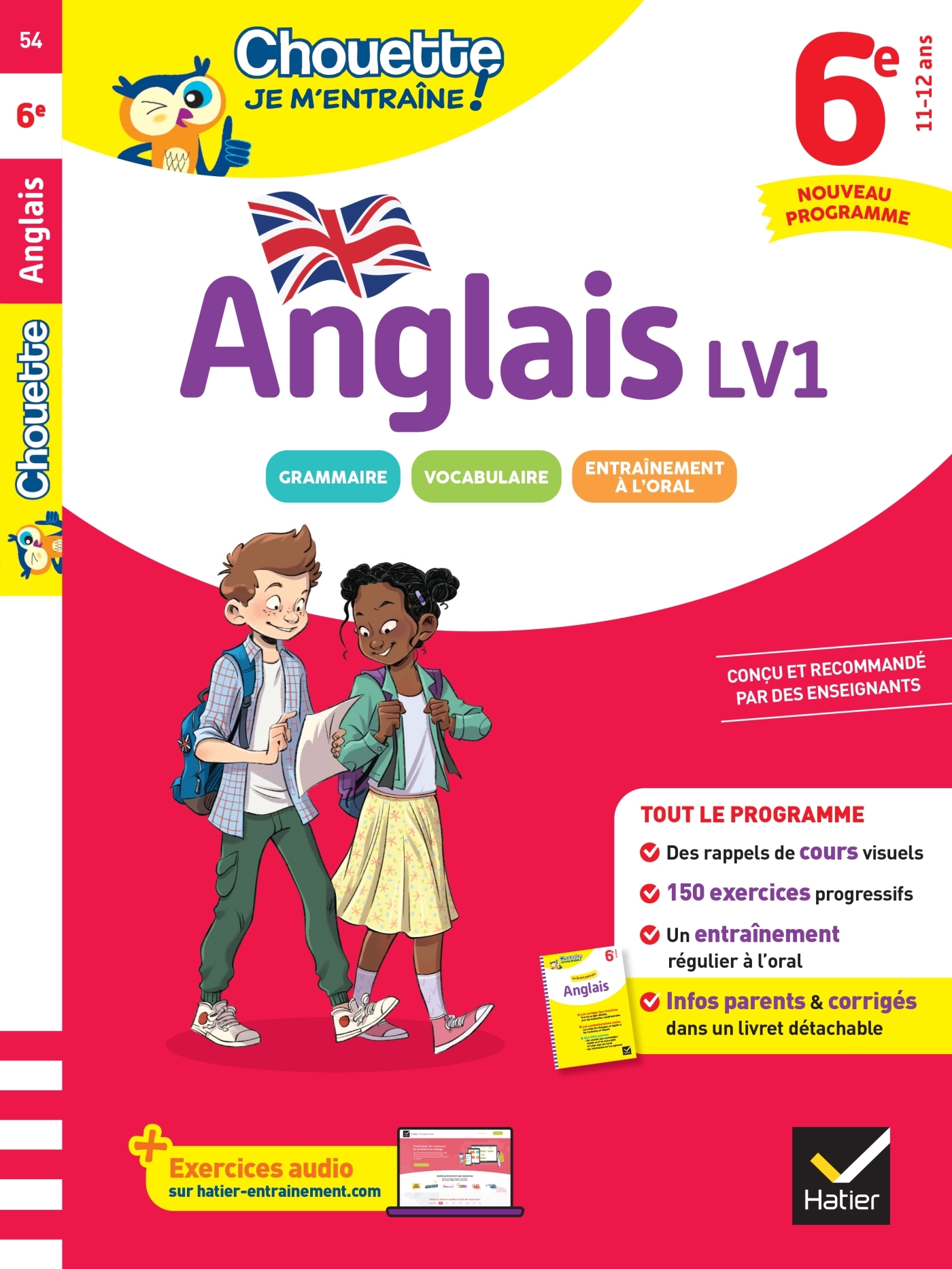 Image de  Chouette je m'entraîne - anglais 6E (a1 vers a2) nouveau programme 