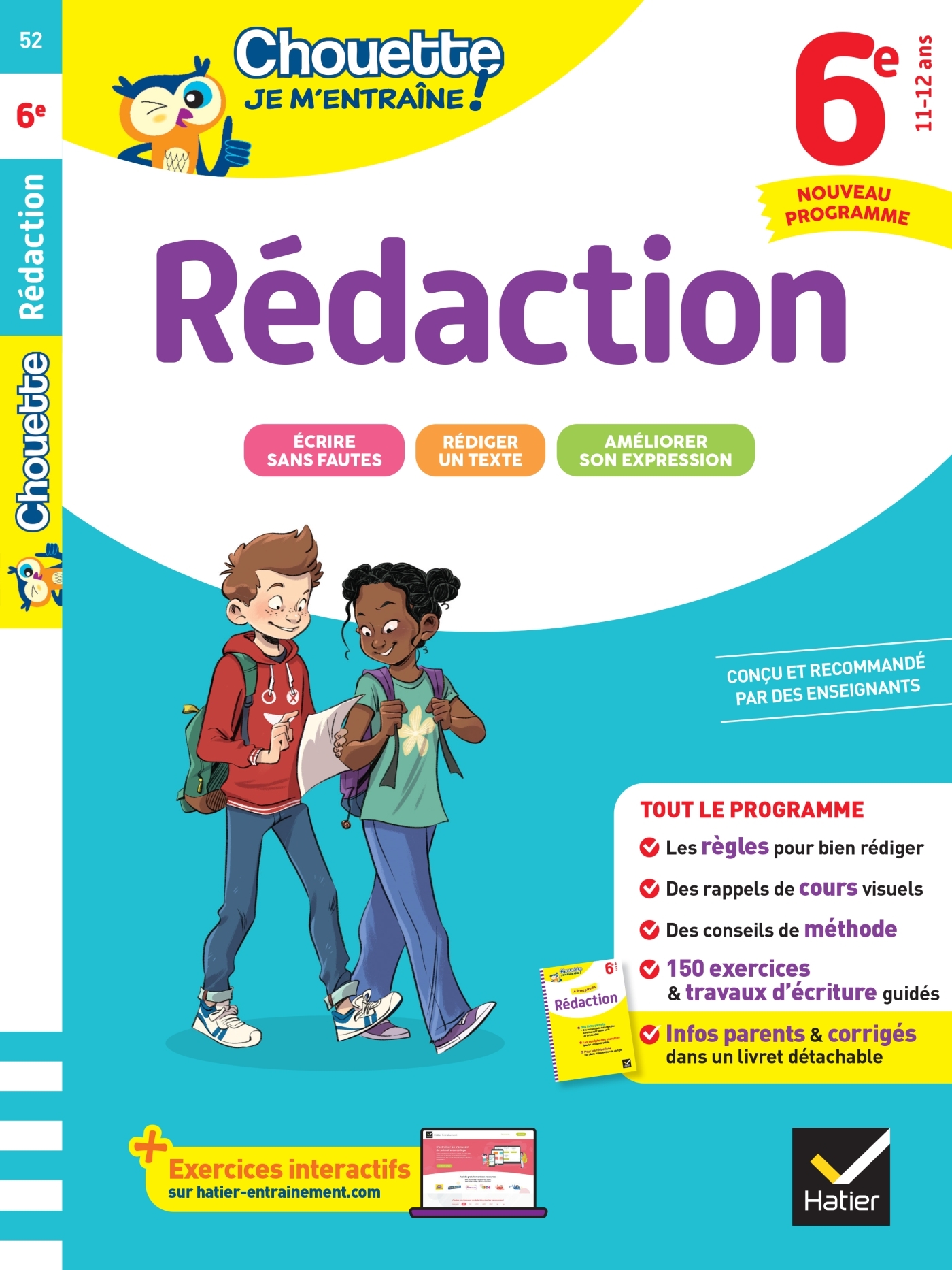 Image de  Chouette je m'entraîne - rédaction 6E nouveau programme 