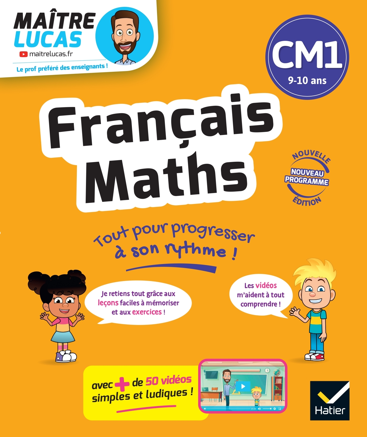 Image de  Français et maths CM1  - nouveau programme - cahier de soutien... 