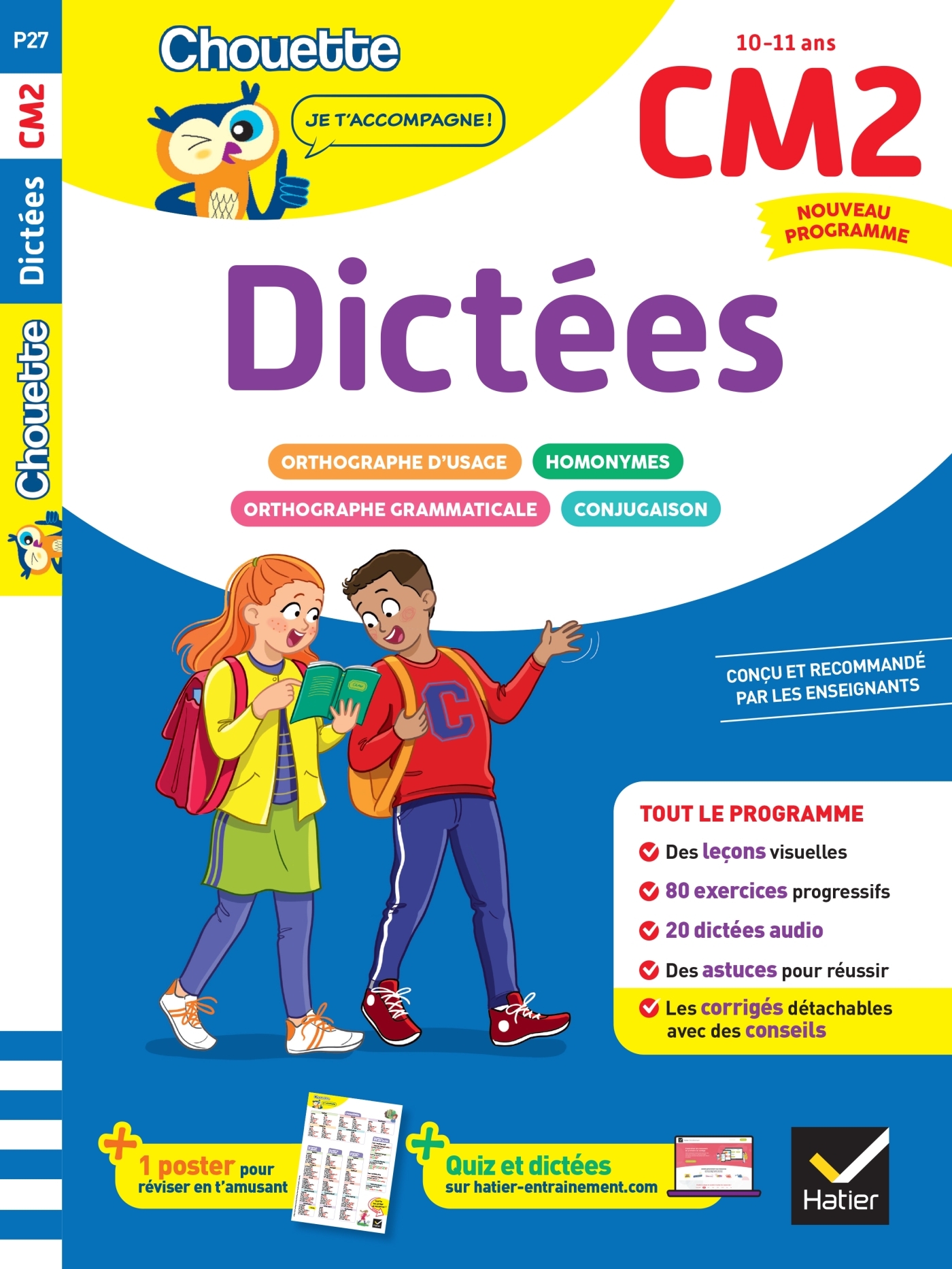 Image de  Dictées CM2 - cahier de soutien nouveau programme 