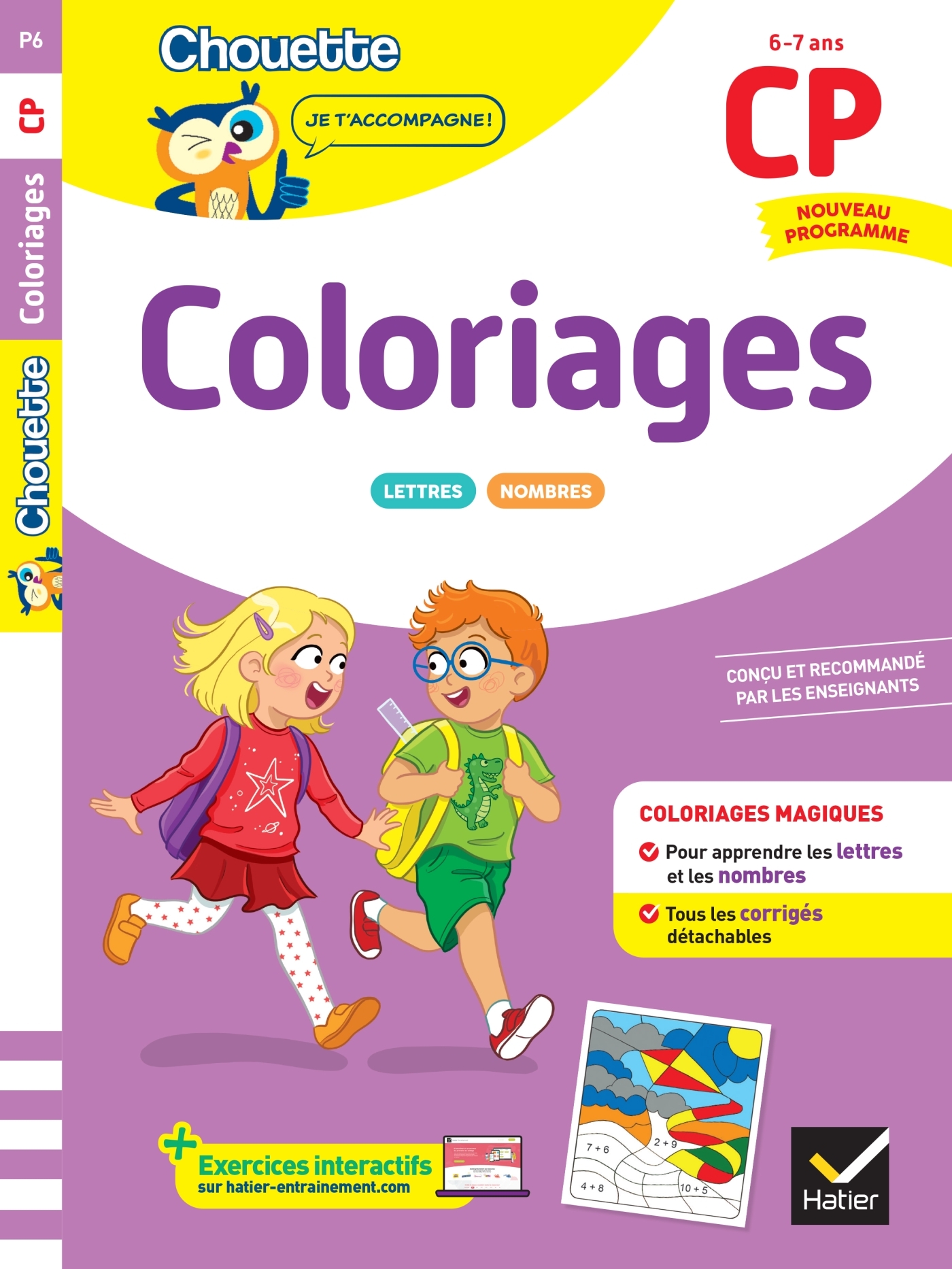 Image de  Coloriages CP - cahier de soutien nouveau programme 