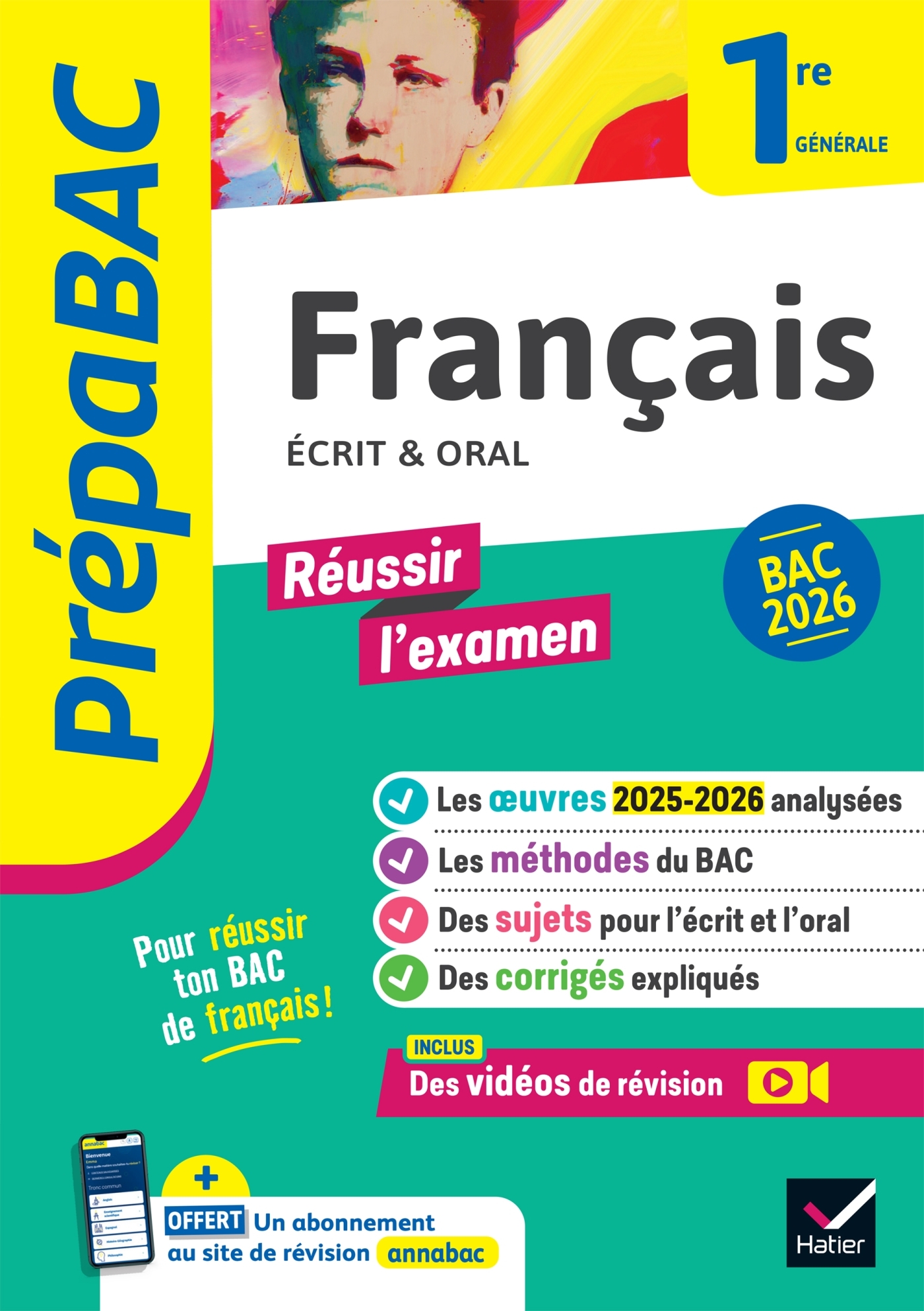 Image de  Prépabac - français 1re générale bac de français 2026 (écrit & oral) 