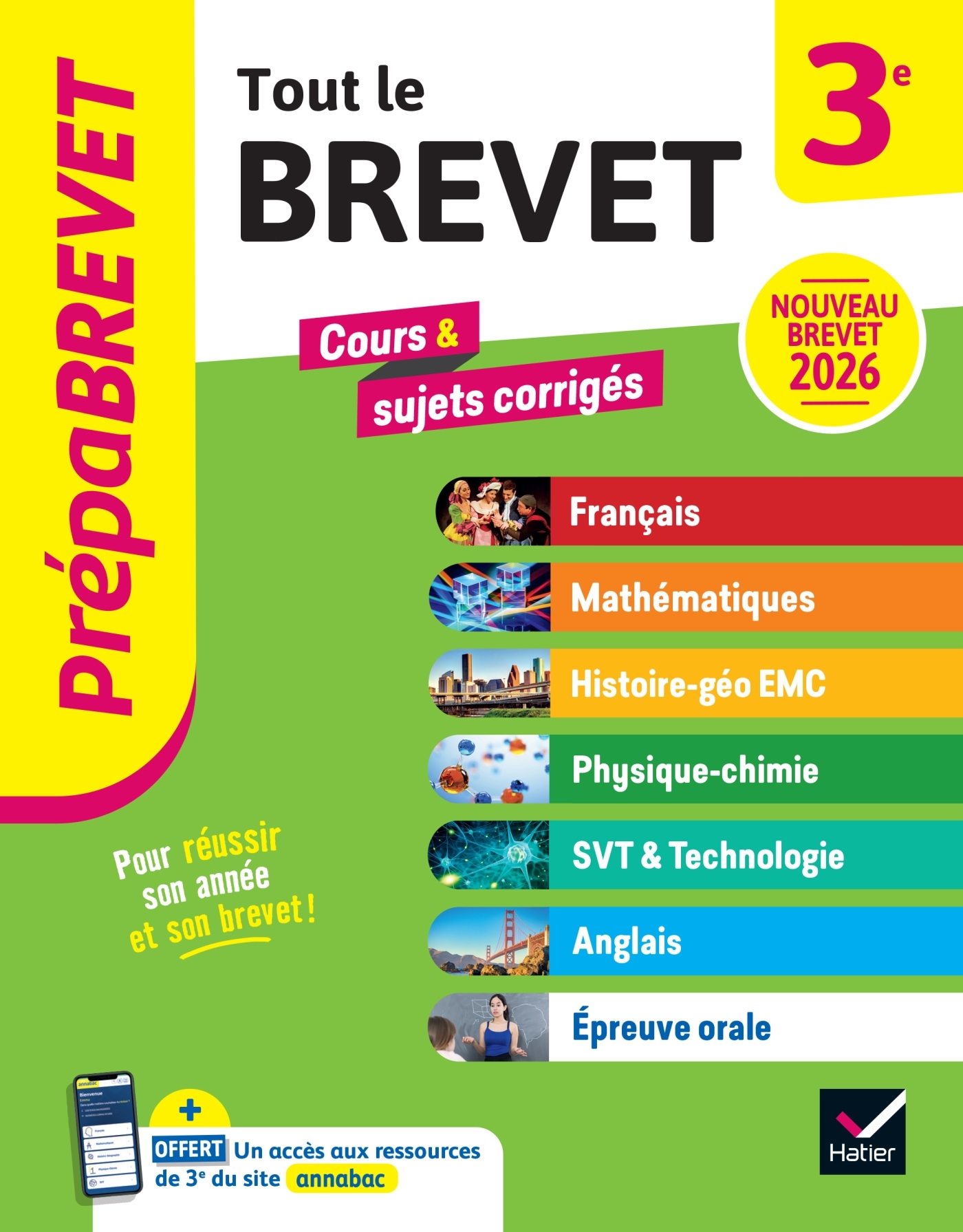 Image de  Prépabrevet - tout le nouveau brevet 2026 - 3E (toutes les matières) 