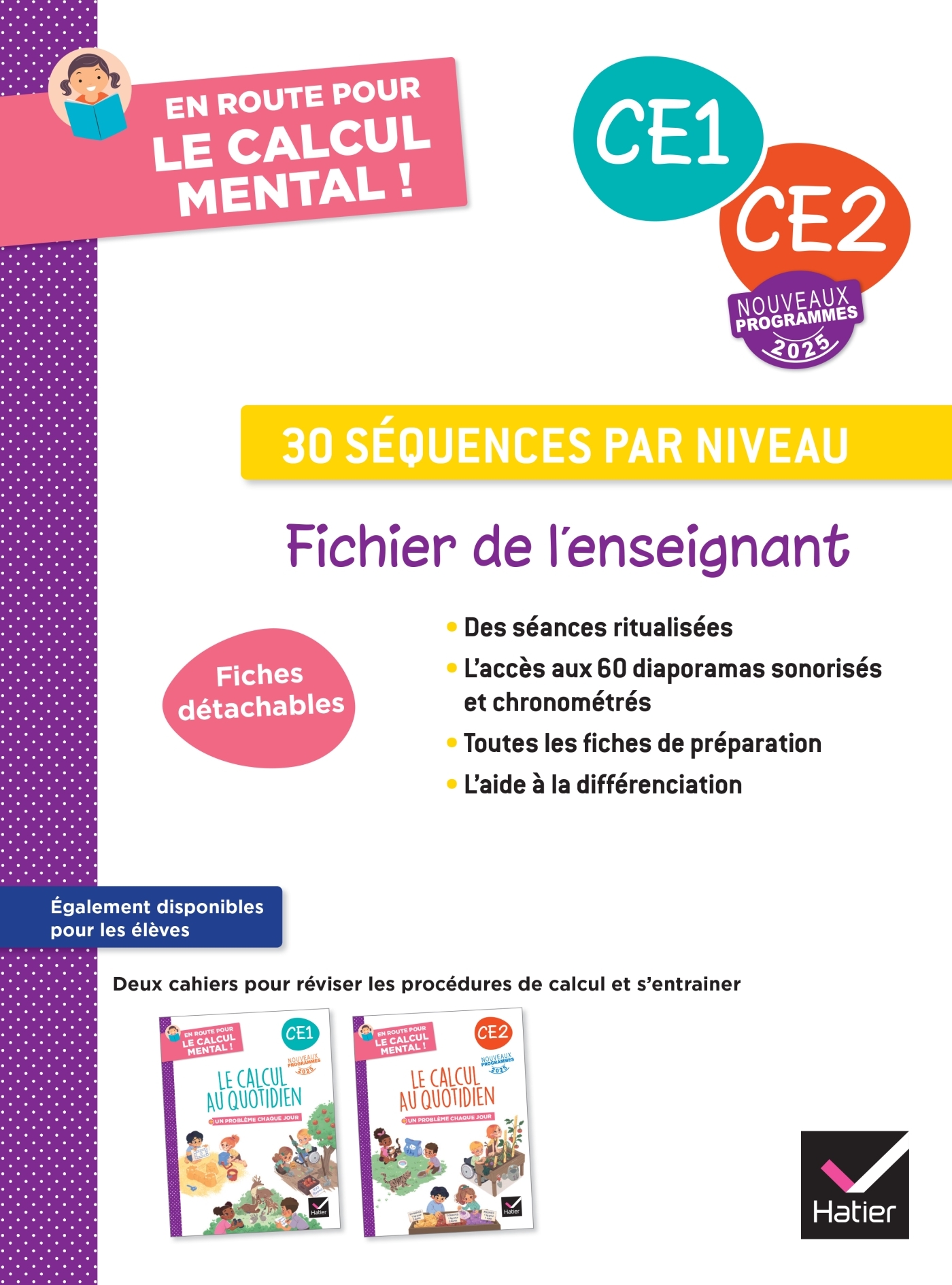 Image de  En route pour le calcul mental ! ce - ed. 2025 - fichier enseignant 