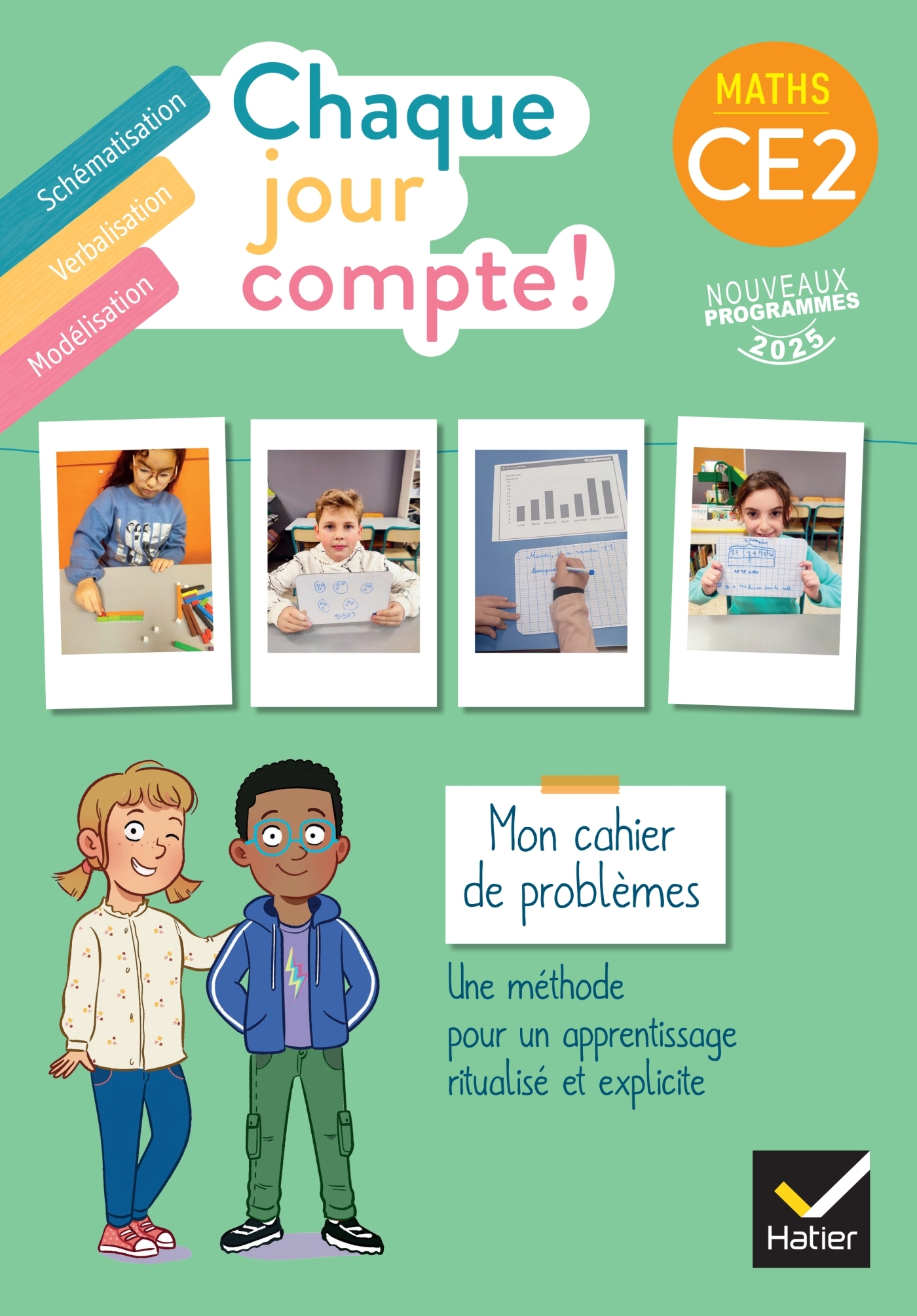 Image de  Chaque jour compte - maths CE2 - ed. 2025 - cahier de problèmes 