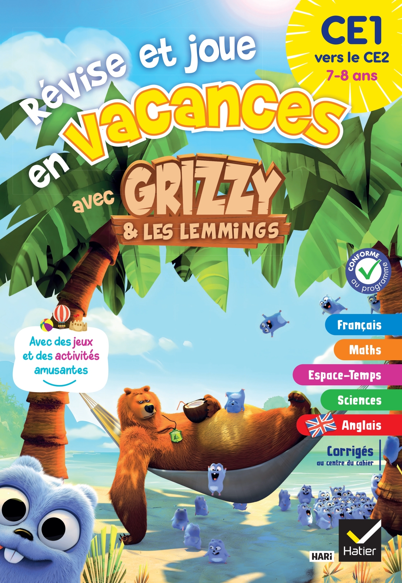 Image de  Cahier de vacances grizzy et les lemminGS - CE1  vers le CE2 