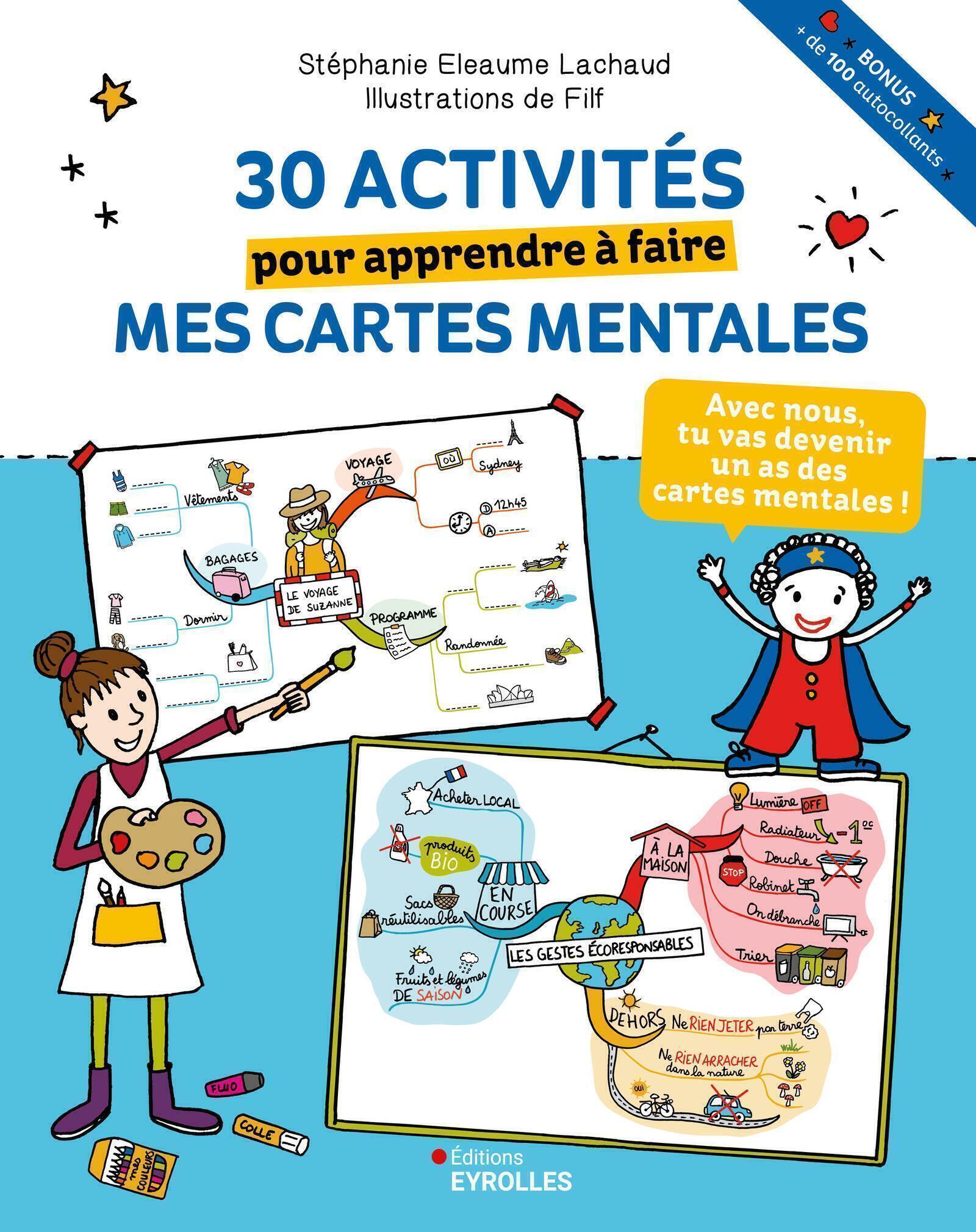 Image de  30 activités pour apprendre à faire mes cartes mentales 