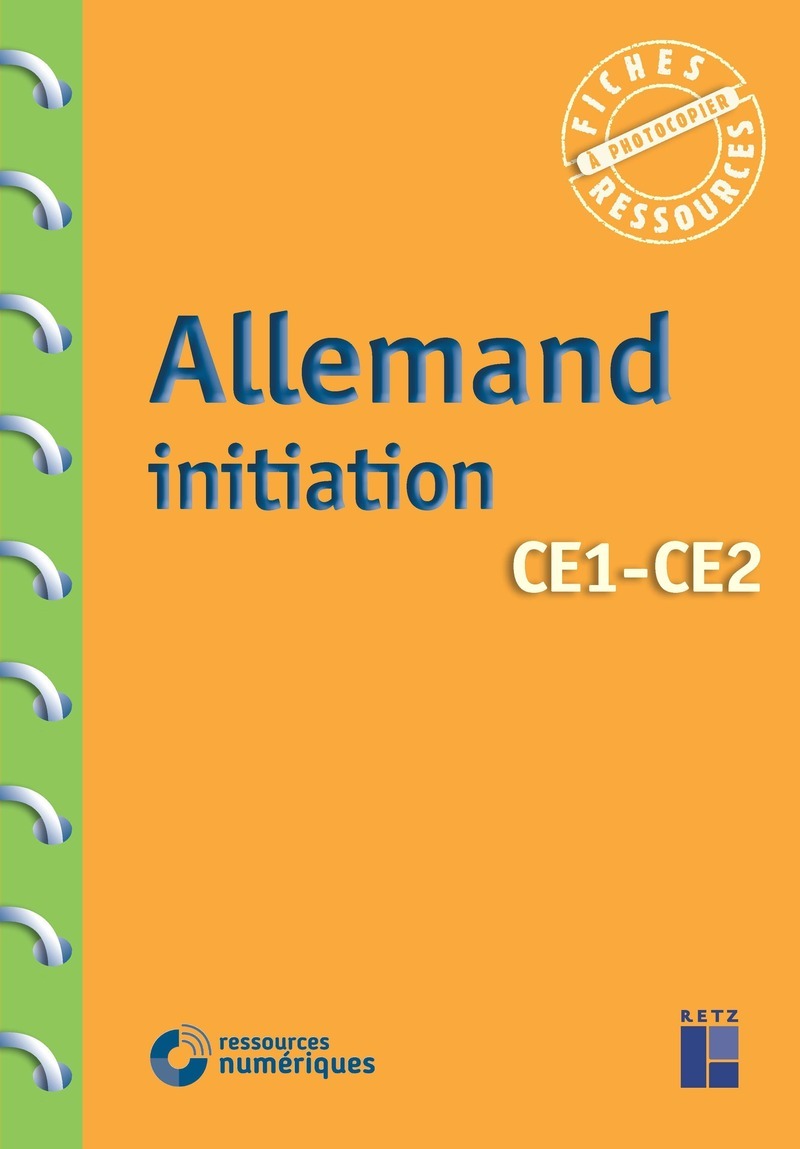 Ref. 9782725638645, Allemand initiation CE1-CE2 + téléchargement