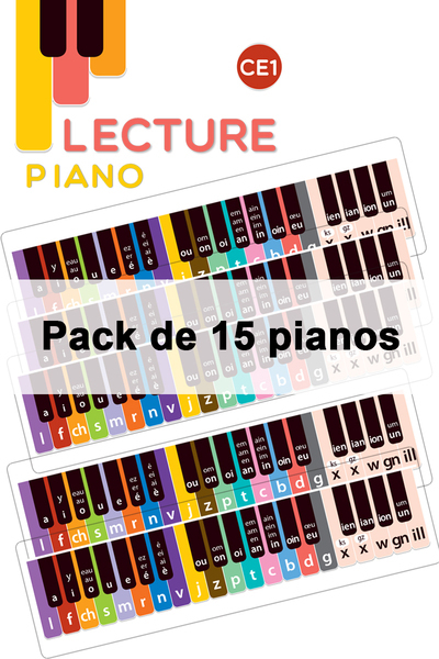 Image de  Pack De Pianos En Carton (15 Ex) - Ce1 