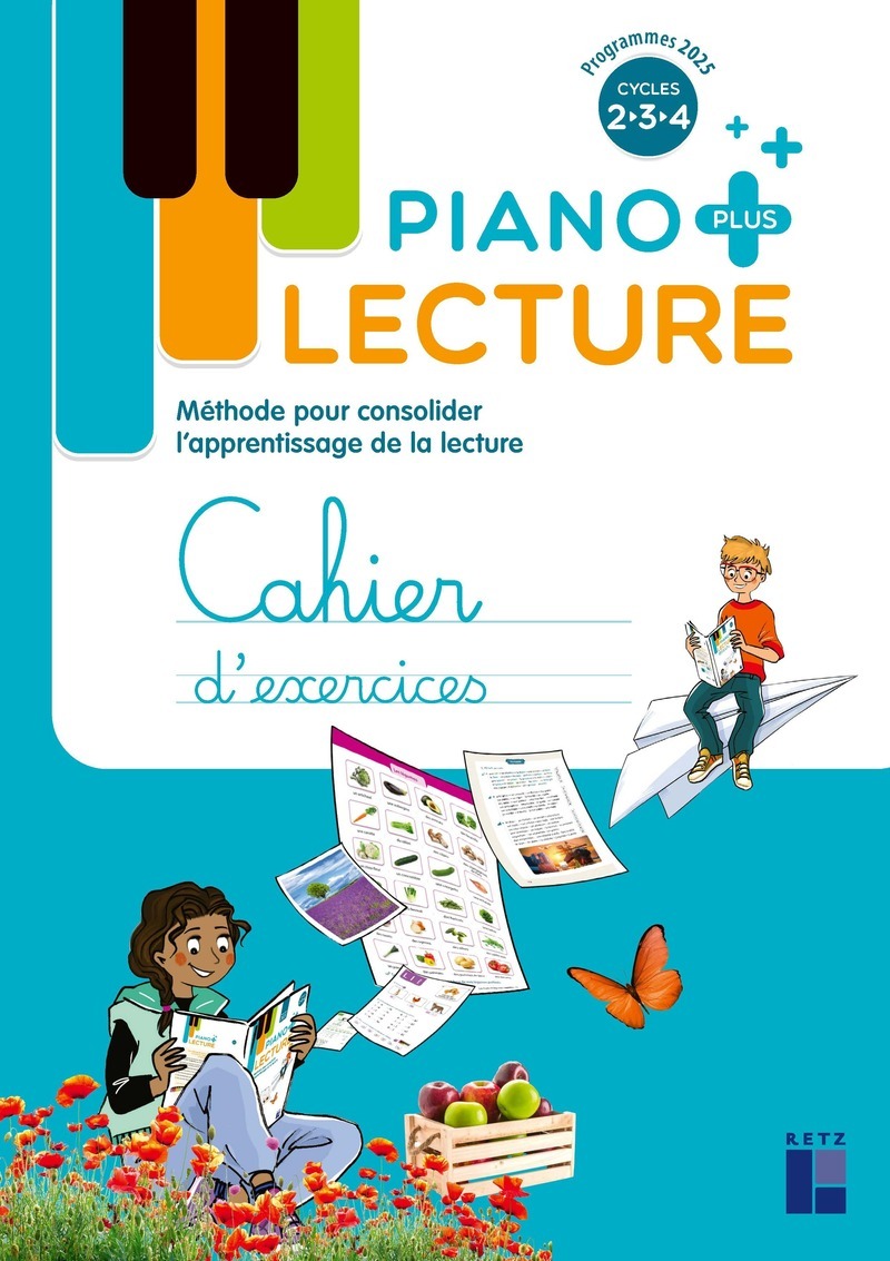 Image de  Piano plus - lecture cahier d'exercices cycles 2, 3, 4 