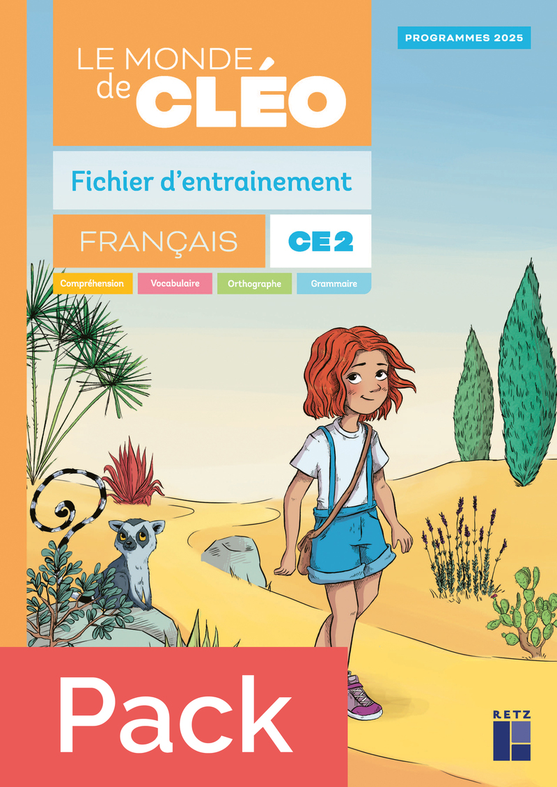 Image de  Pack de 10 - le monde de cléo CE2 - fichier d'entrainement + aide... 