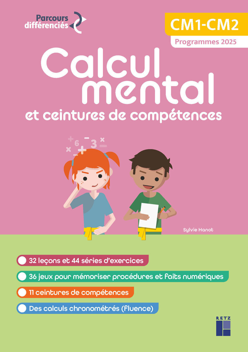 Ref. 9782725649184, Calcul mental et ceintures de compétences cm + ressources...