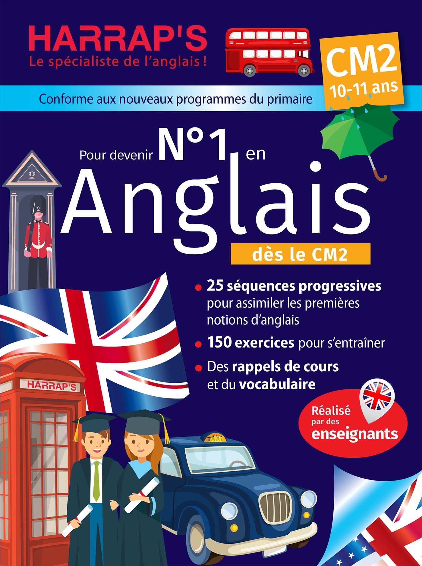 Ref. 9782818706817, Harrap's numéro 1 en anglais CM2