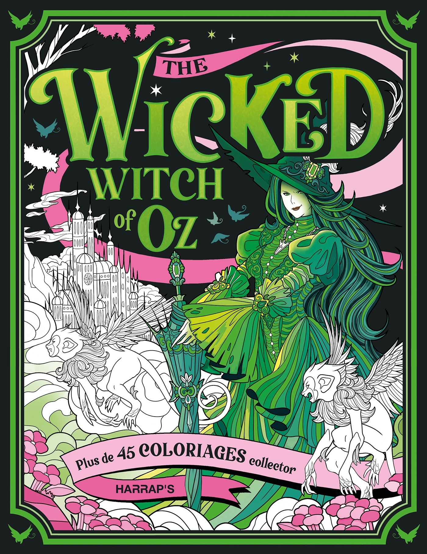 Image de  Carnet de coloriages - the wicked witch of oz 