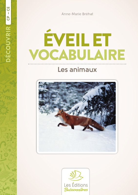 Ref. 9782849261064, Éveil et vocabulaire, les animaux (CP-ce)
